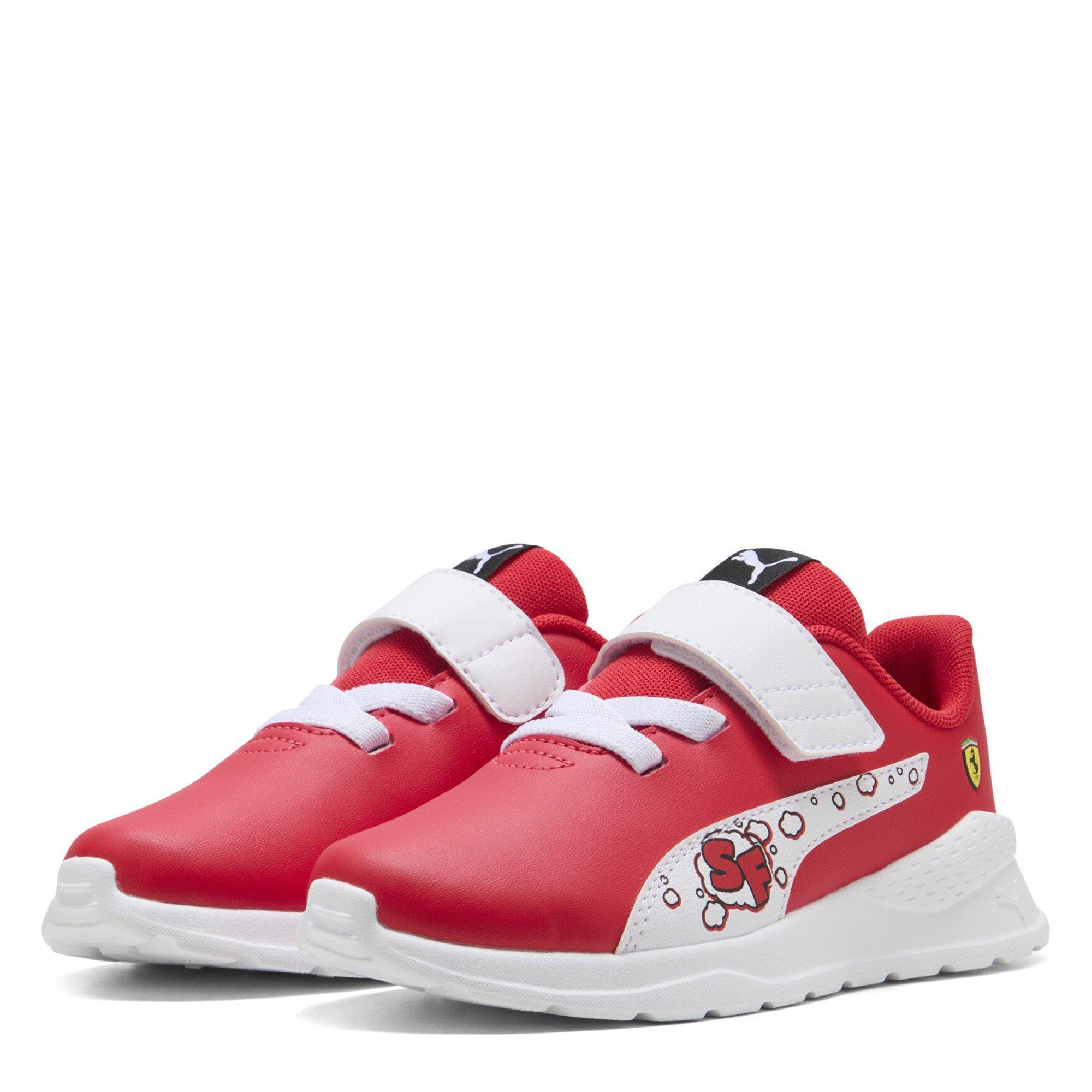 Puma  Kids ' Ferrari Anzarun Low-Top Trainers - Rosso Corsa - C12 (30.5)