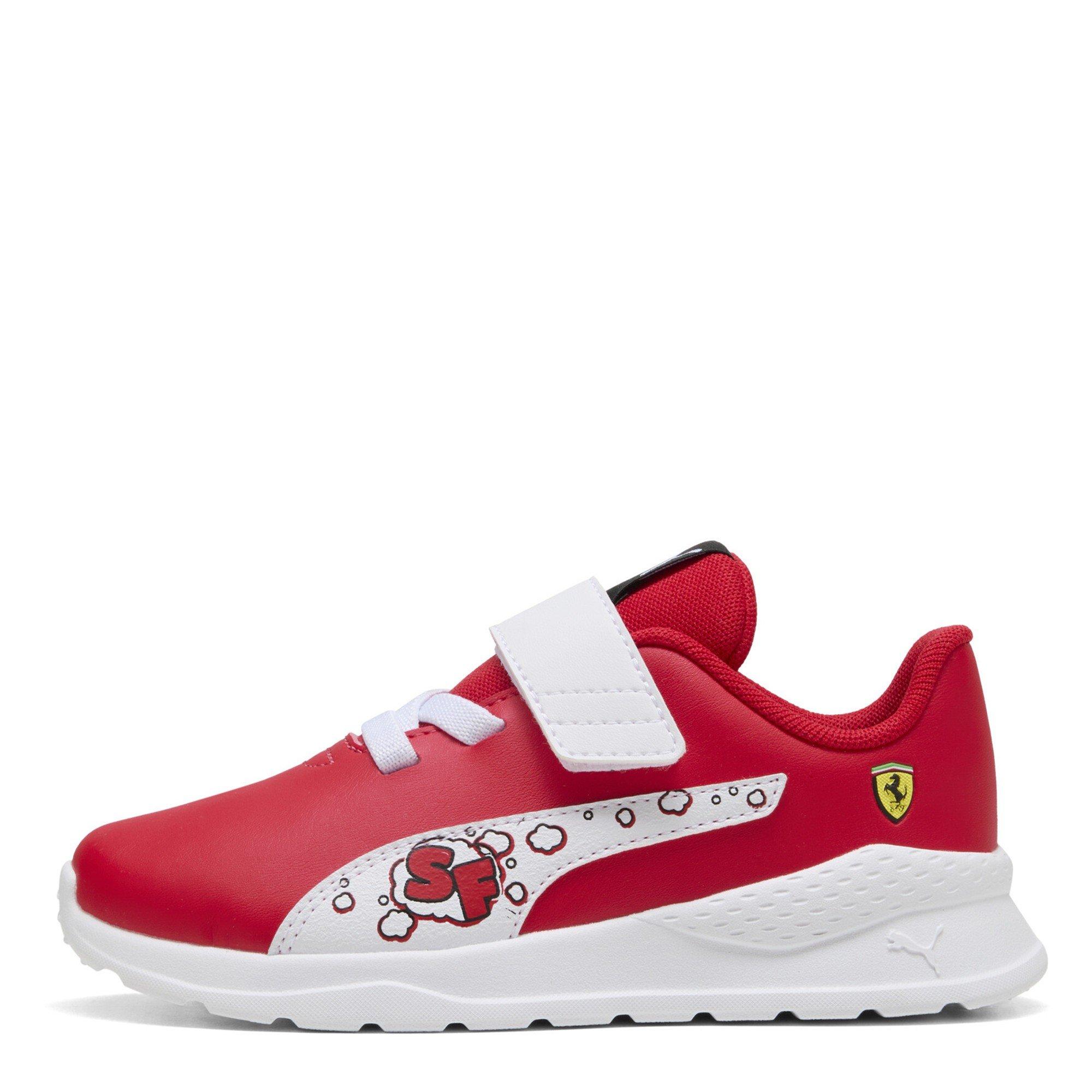 Rosso Corsa - Puma - Unisex Kids' Ferrari Anzarun Low-Top Trainers - 2