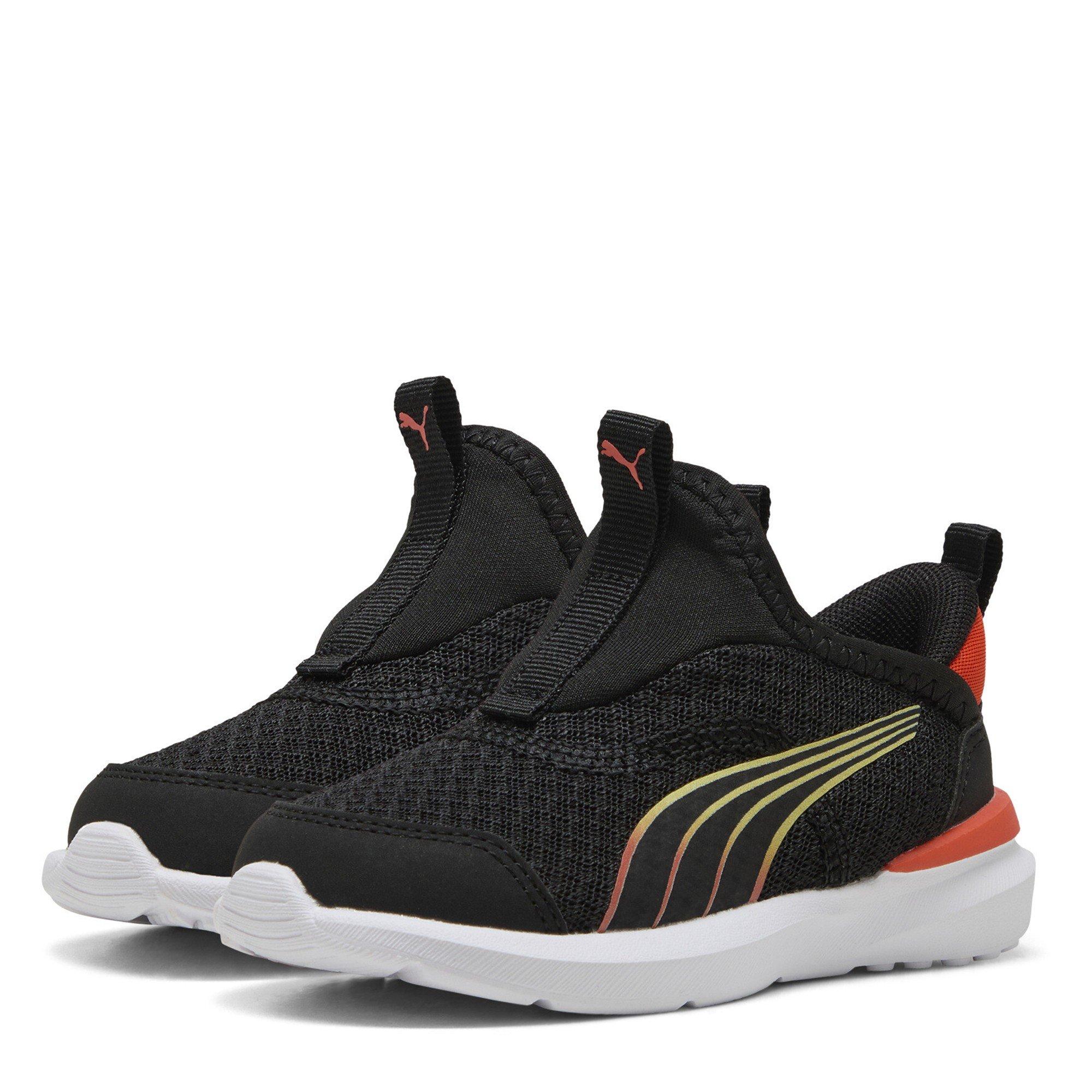 Black-Redmazing - Puma - Unisex Kids' Kruz Sliptech Casual Low-Top Trainers - 1