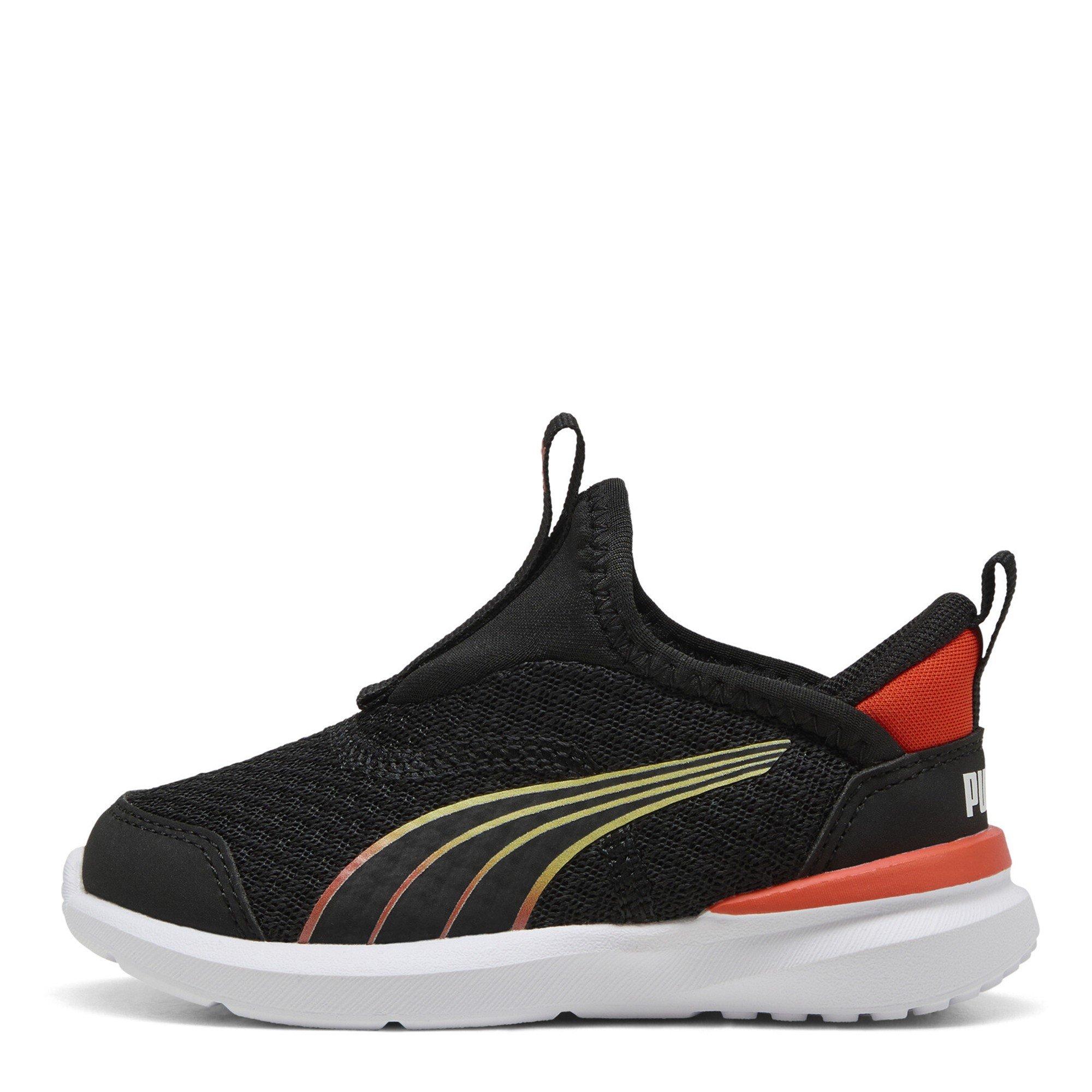 Black-Redmazing - Puma - Unisex Kids' Kruz Sliptech Casual Low-Top Trainers - 2