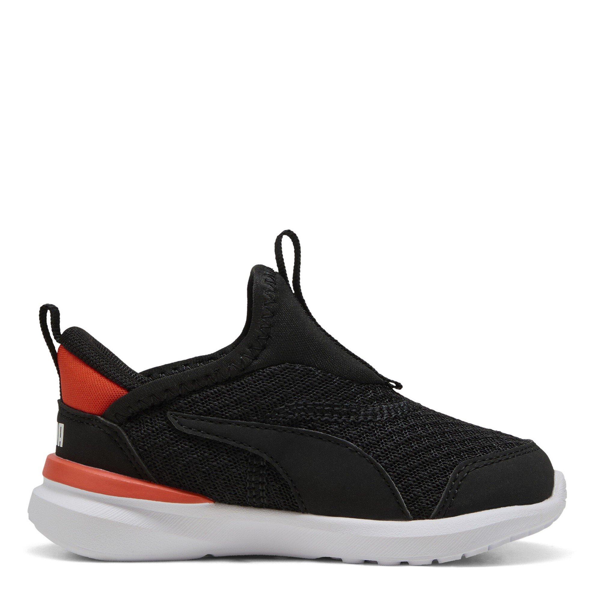 Black-Redmazing - Puma - Unisex Kids' Kruz Sliptech Casual Low-Top Trainers - 4