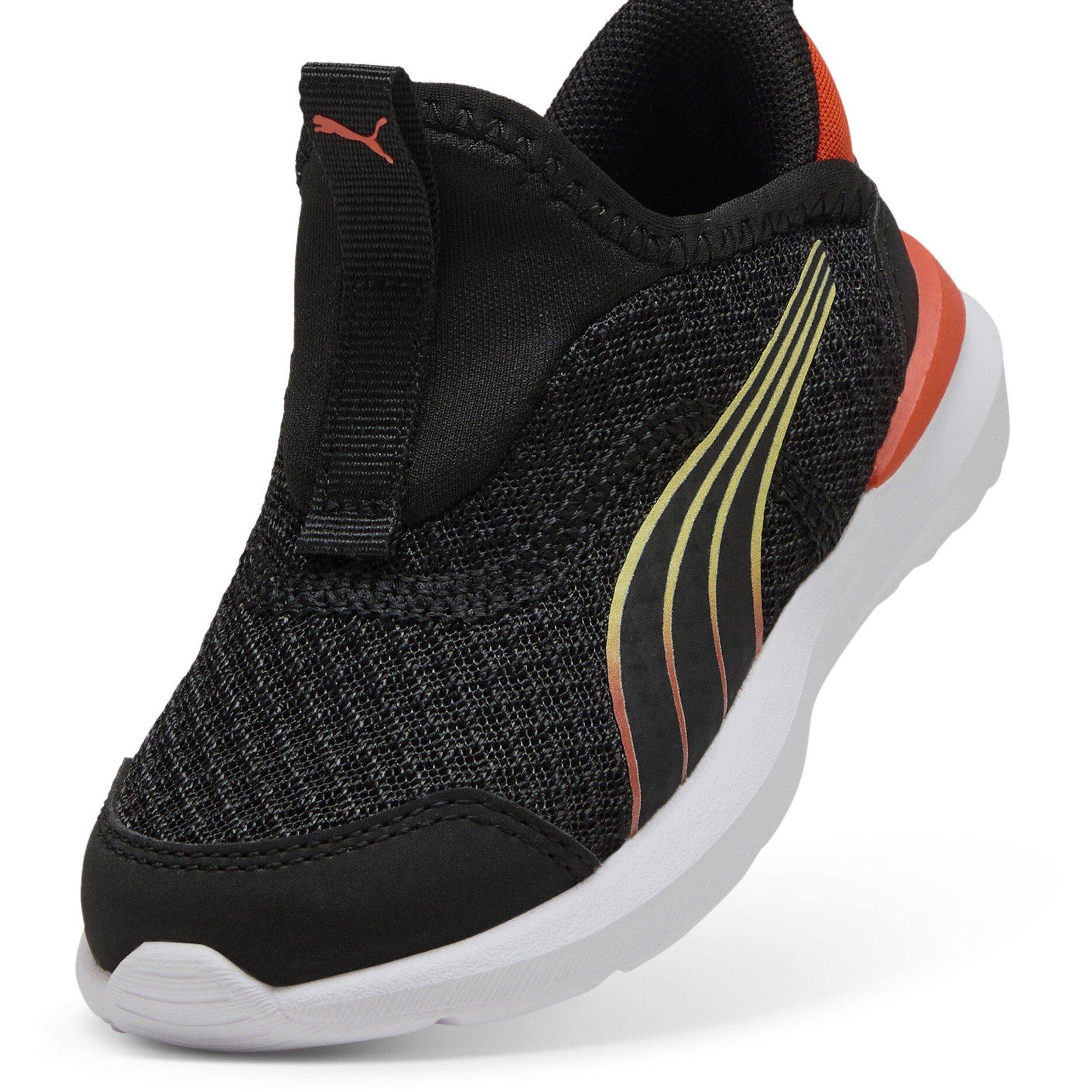 Black-Redmazing - Puma - Unisex Kids' Kruz Sliptech Casual Low-Top Trainers - 6