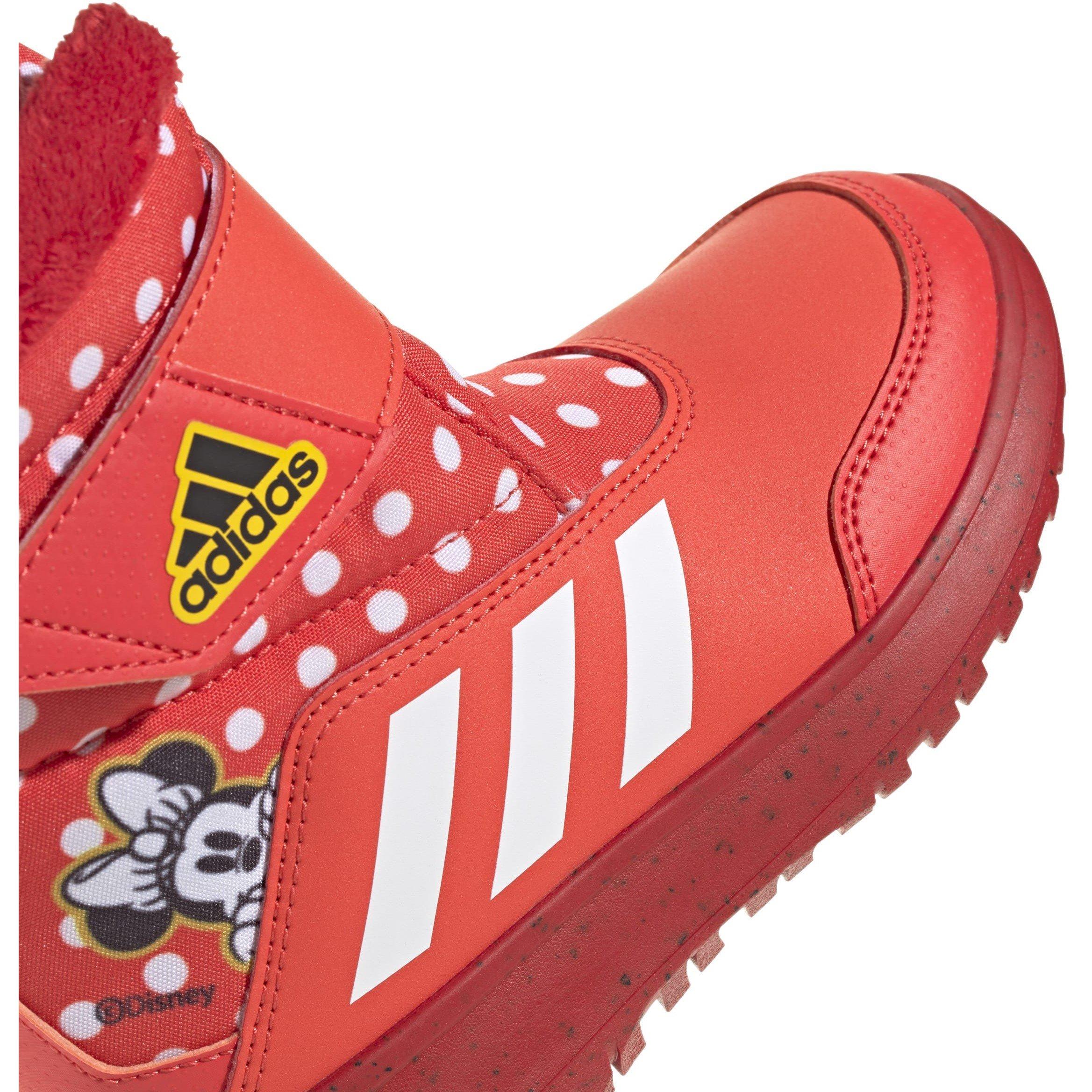 Bright Red/Ftwr - adidas - Winterplay x Disney Walking Shoes Childrens - 8