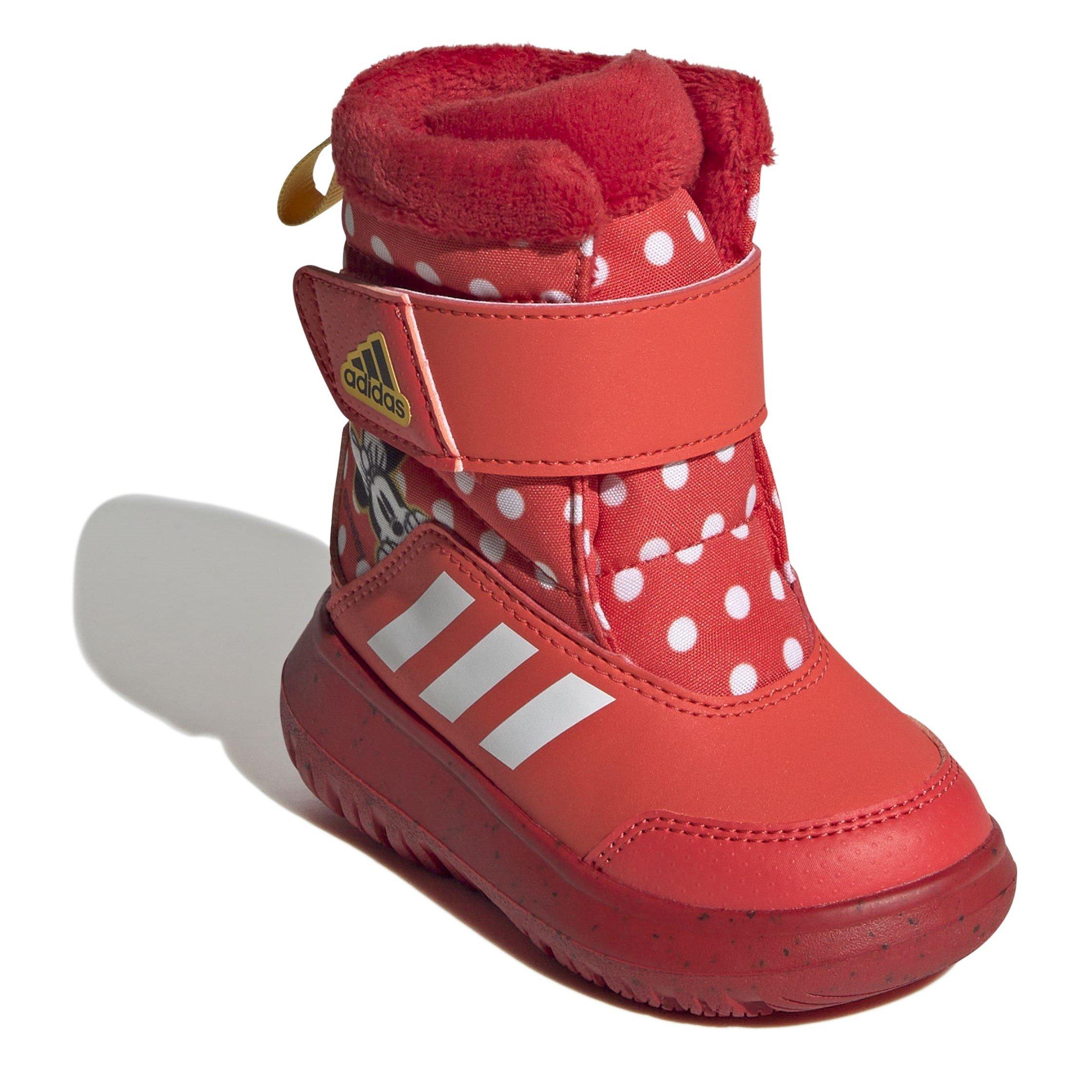 Bright Red/Ftwr - adidas - Winterplay x Disney Walking Shoes Infants - 3