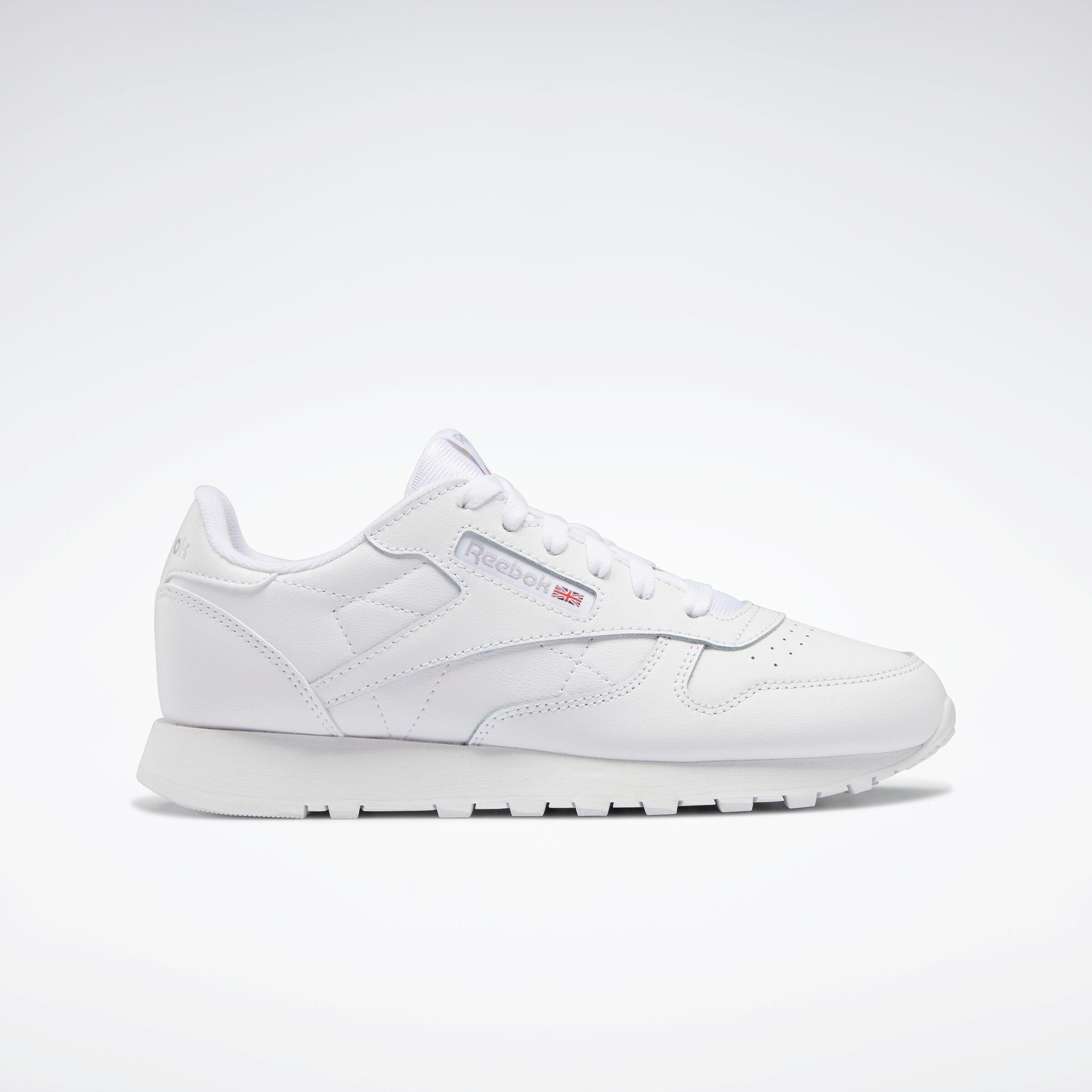 Reebok Cl Lthr/Ftwwht/Ftwwht/Ftwwht Low-Top Trainers Boys