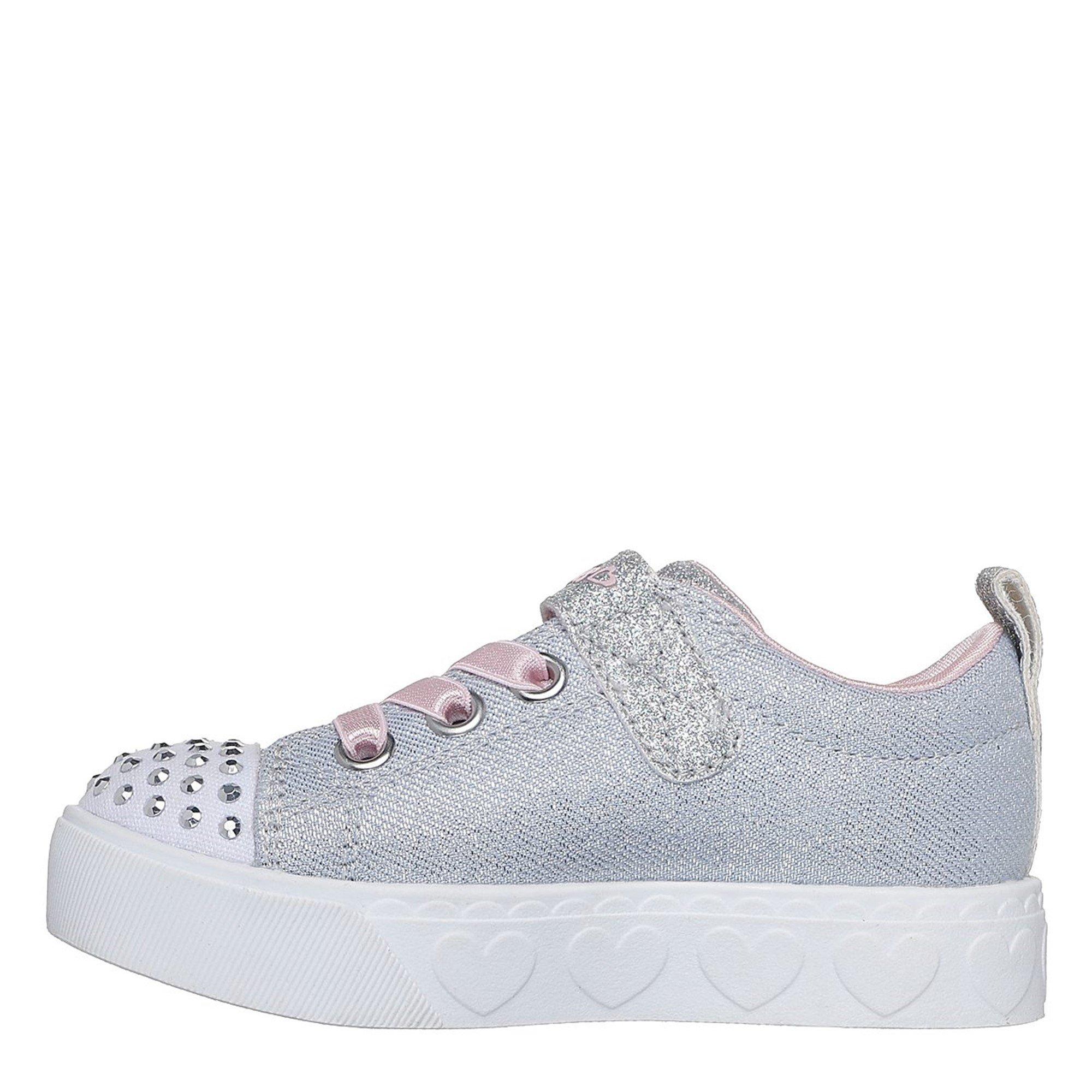 Sivo/Roze - Skechers - Heart Steps Low-Top Trainers Girls - 2