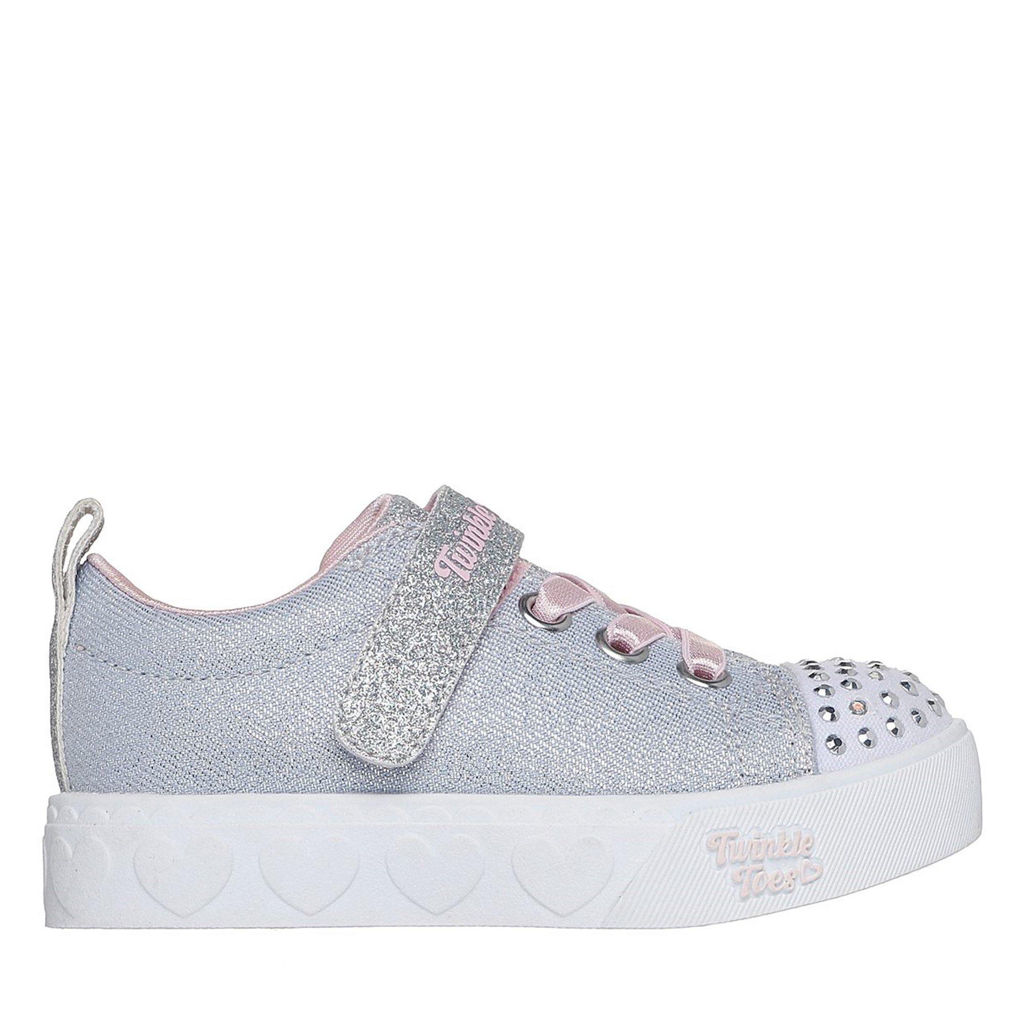 Sivo/Roze - Skechers - Heart Steps Low-Top Trainers Girls - 3