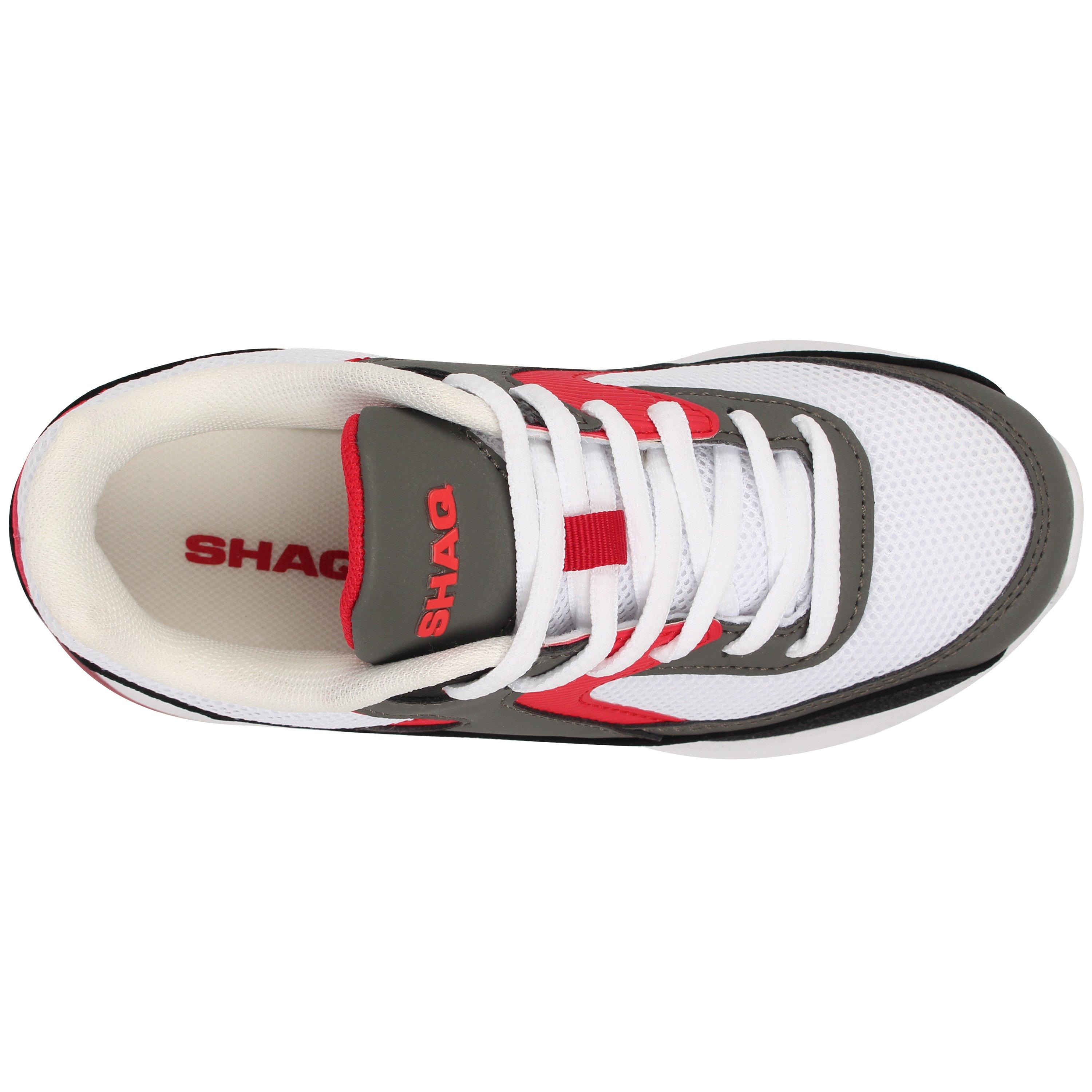 White/Red - SHAQ - Armstrong Childs Basketball Trainers - 3