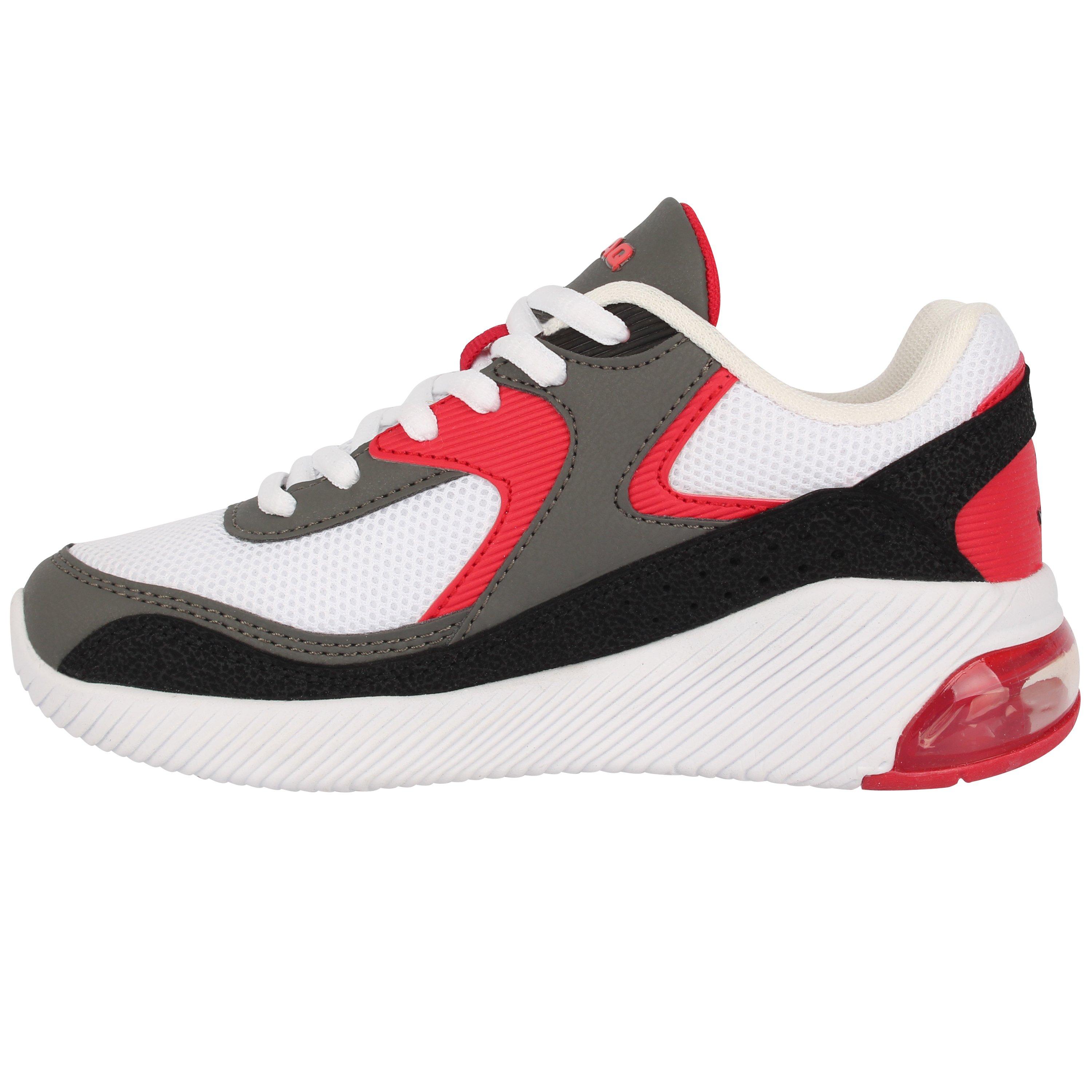 White/Red - SHAQ - Armstrong Childs Basketball Trainers - 4