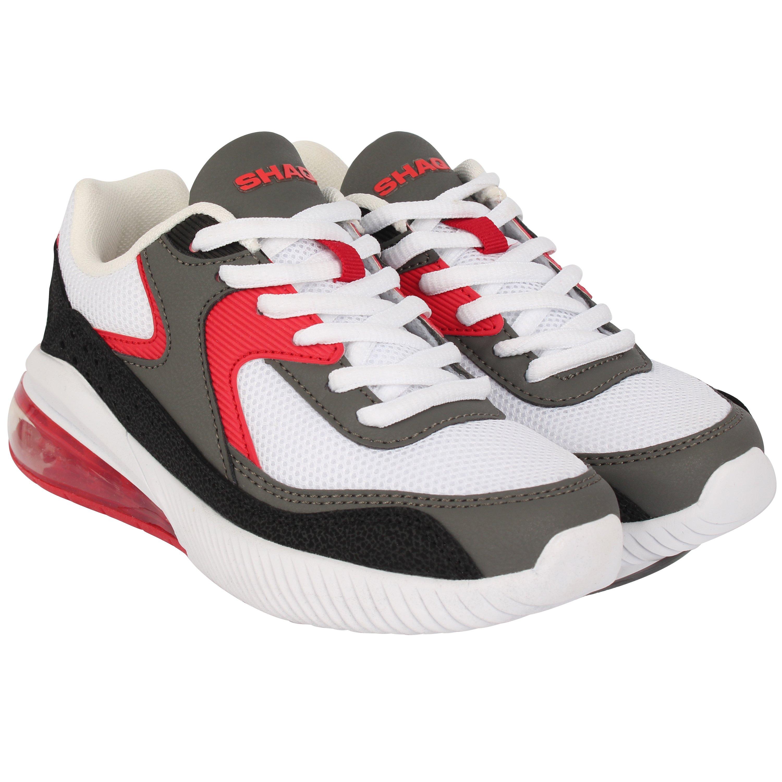 White/Red - SHAQ - Armstrong Childs Basketball Trainers - 5