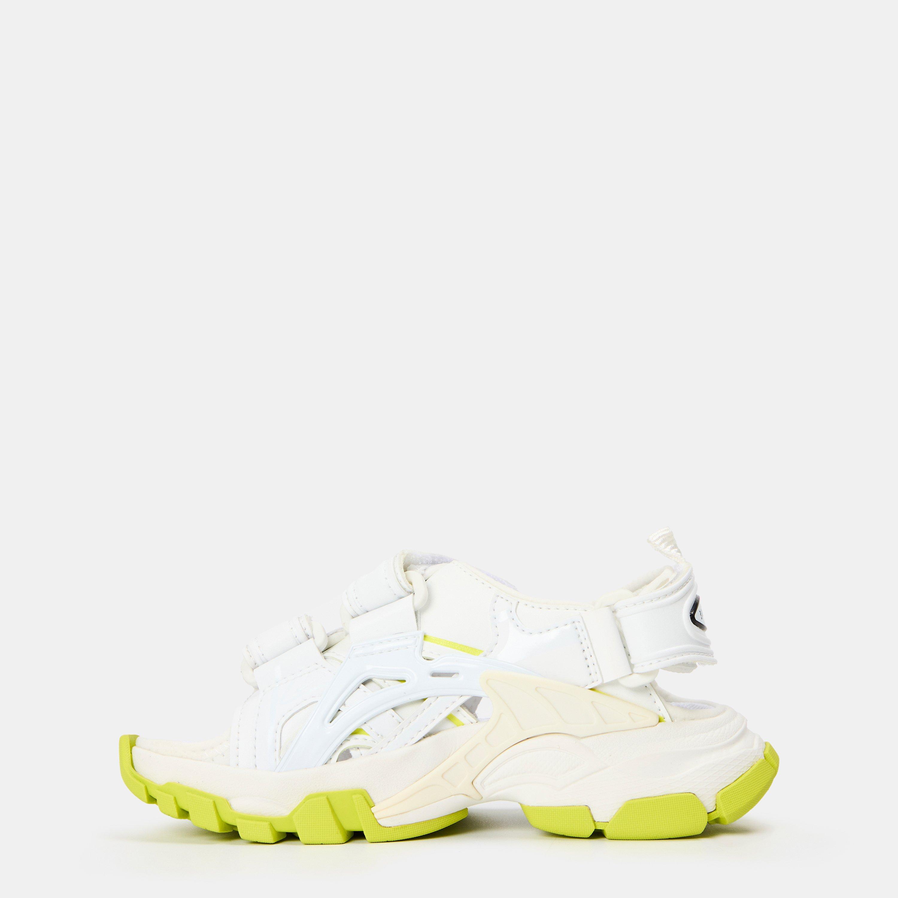 White/Yellow - Balenciaga - Unisex Sports Sandals, Kids Sandals - 2