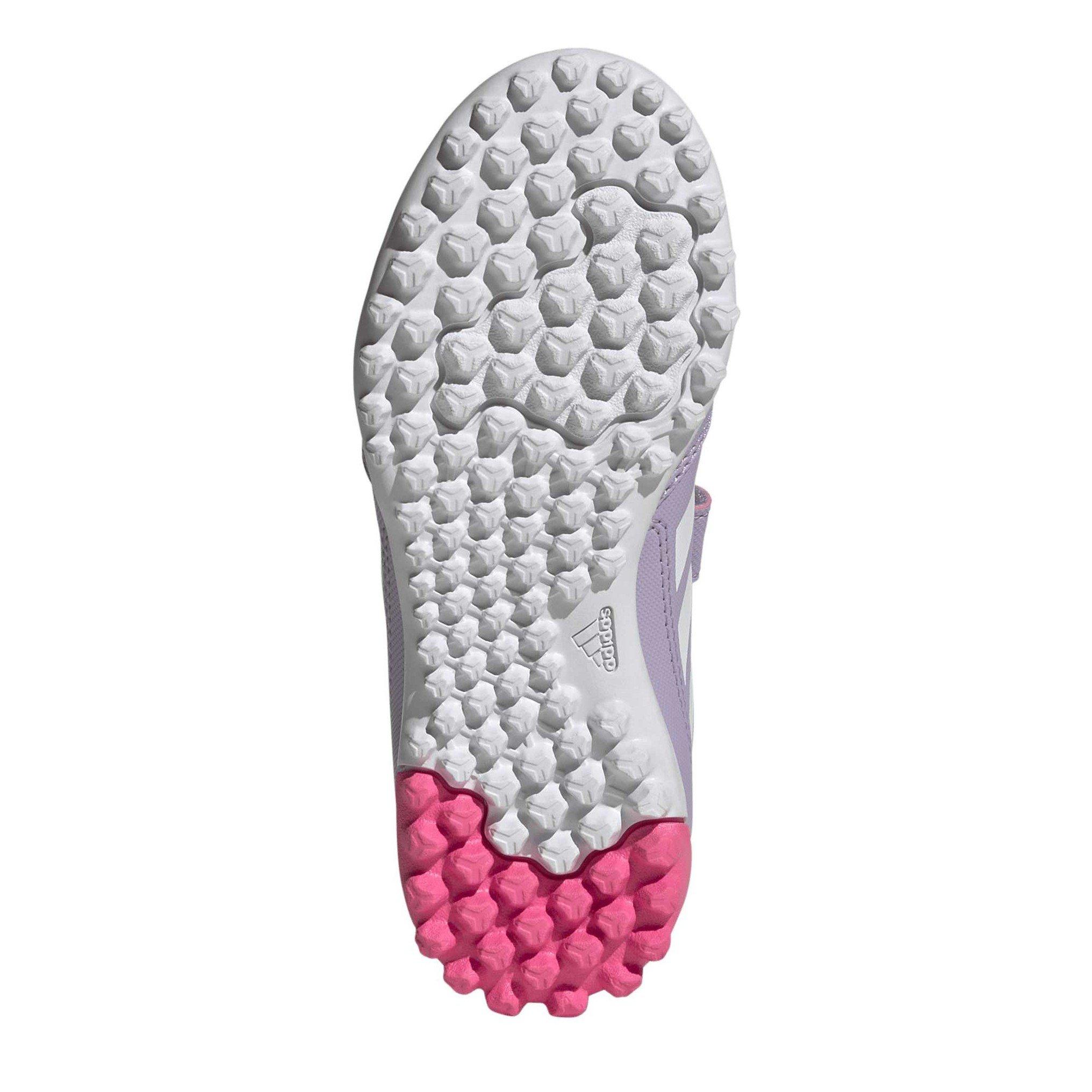 Powplu/wht/pnk - adidas - Kids' Youngstar Rise Astro Hockey Shoes - 6