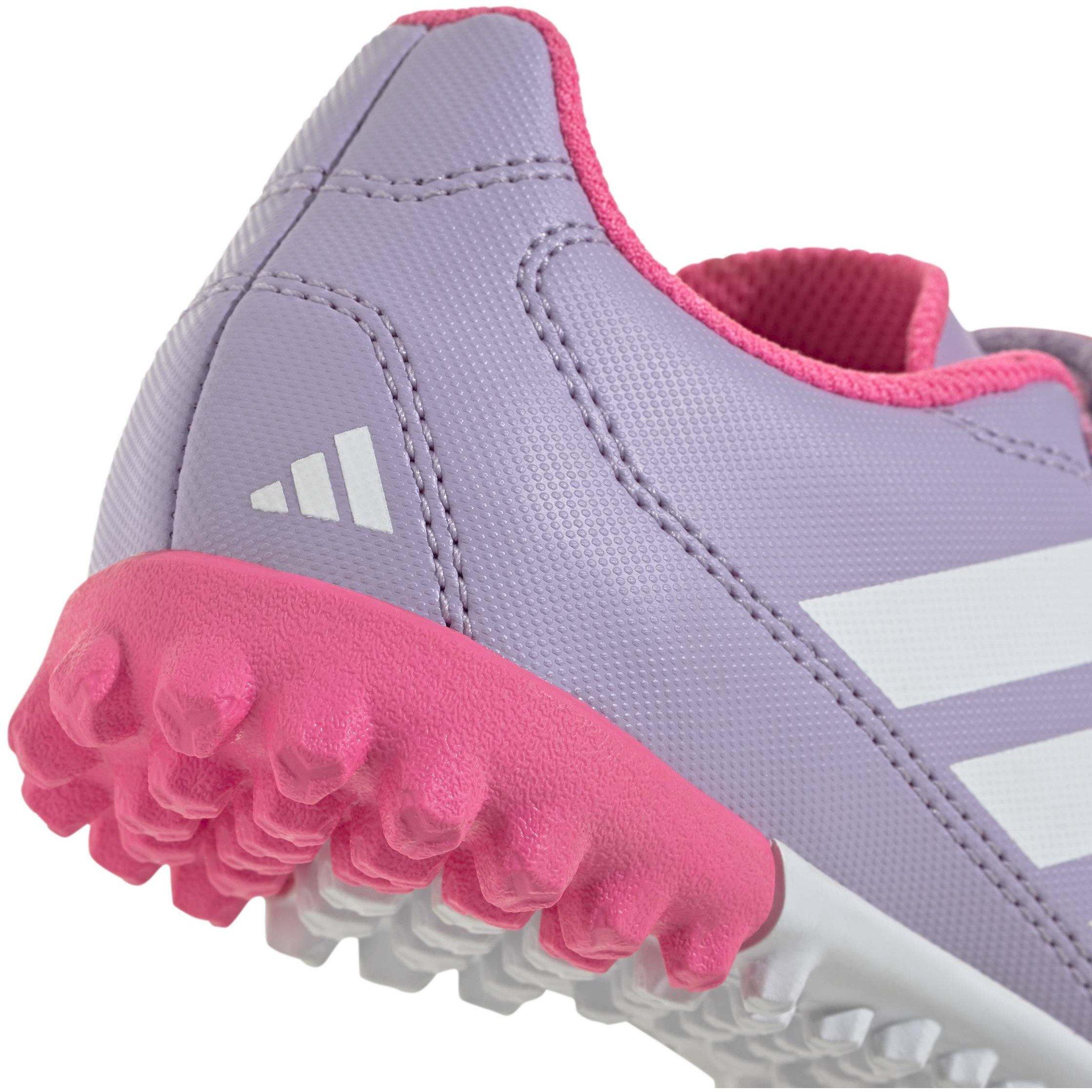 Powplu/wht/pnk - adidas - Kids' Youngstar Rise Astro Hockey Shoes - 7