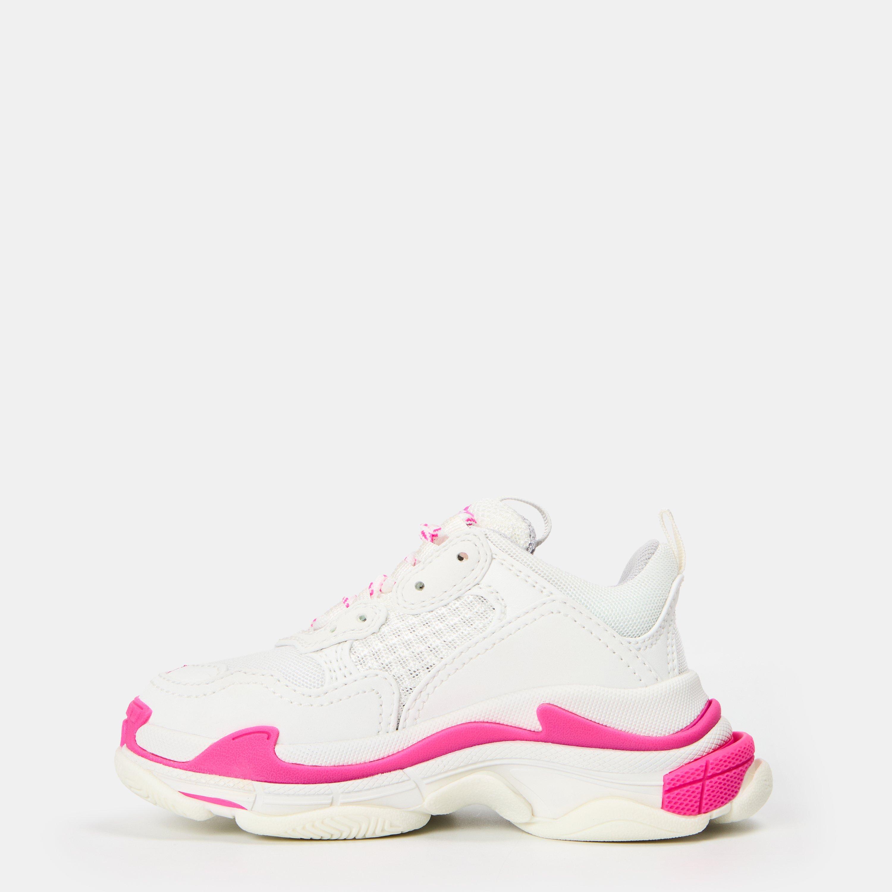 Fluo Pink/Whit - Balenciaga - Unisex Chunky Trainers, Chunky Style - 2