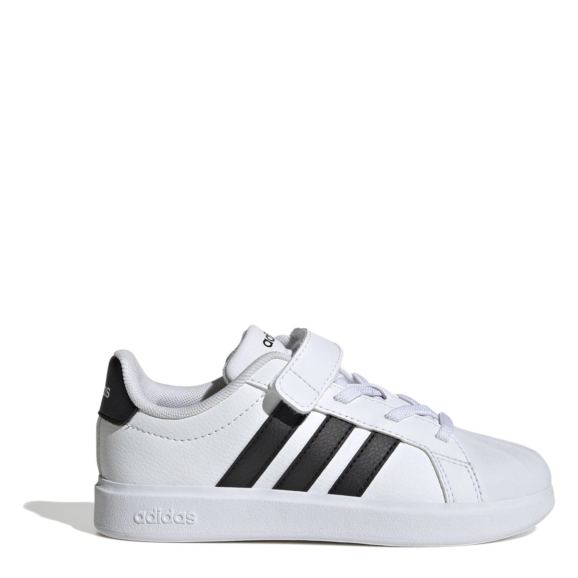 Adidas Boys Streetalk Trainers Kids - White/Black - C10 (28)