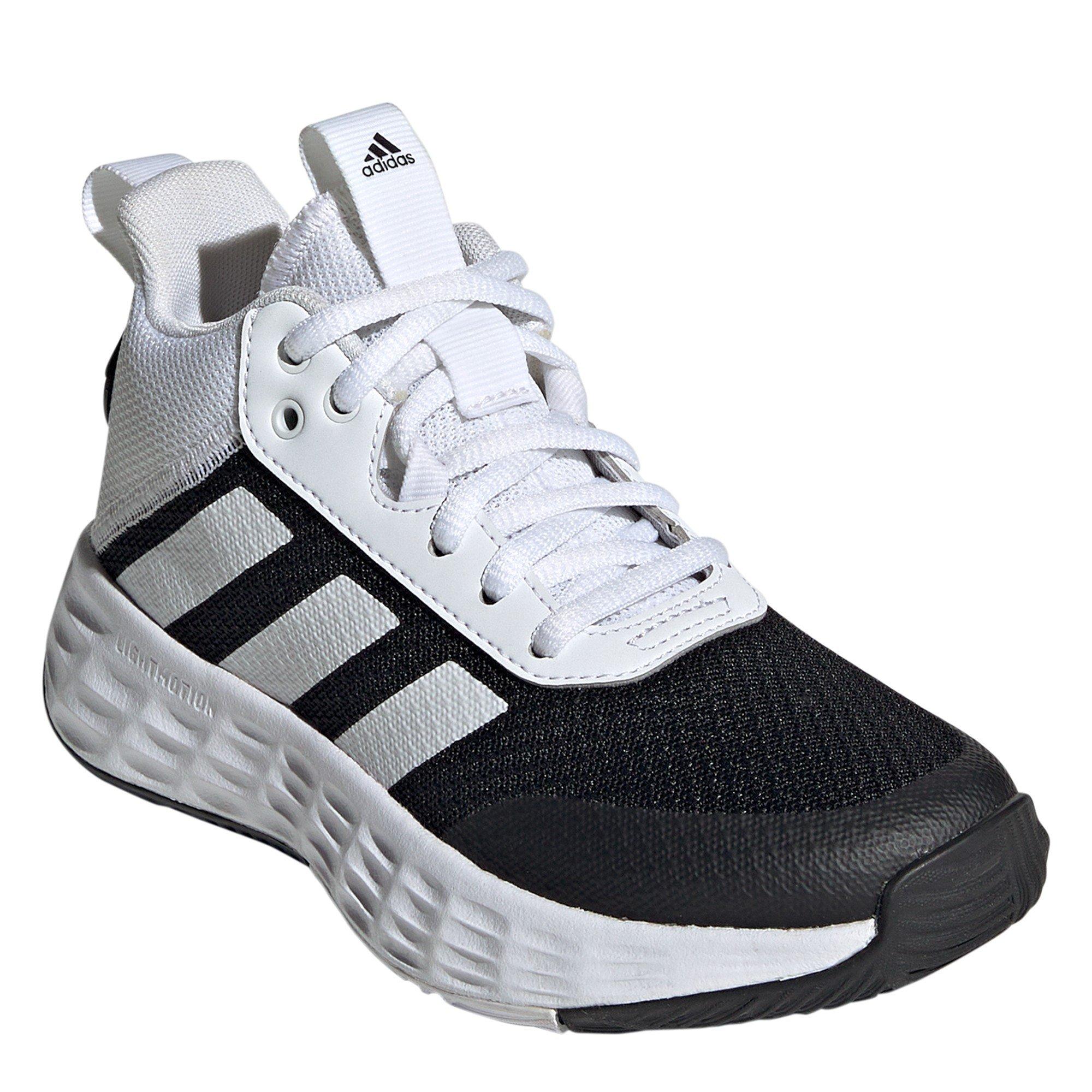 Core Black - adidas - Ownthegame 2.0 K Basketball Trainers Boys - 3