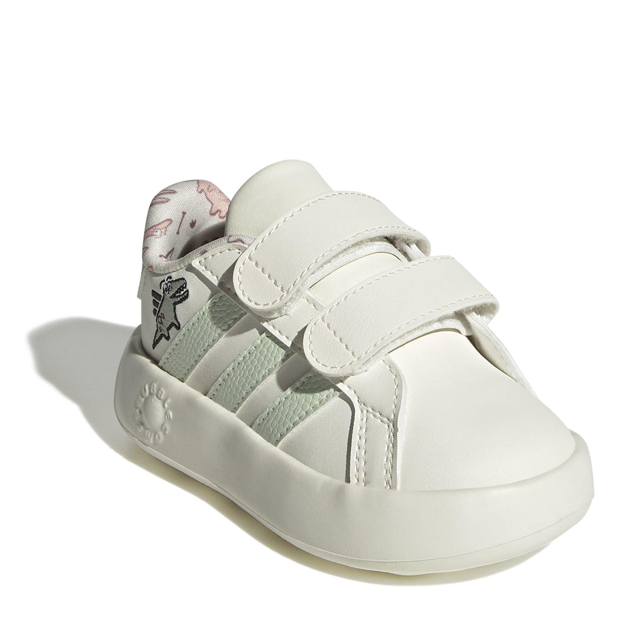 OWHITE/LINGRN/S - adidas - Adidas I GRAND COURT In52 - 3