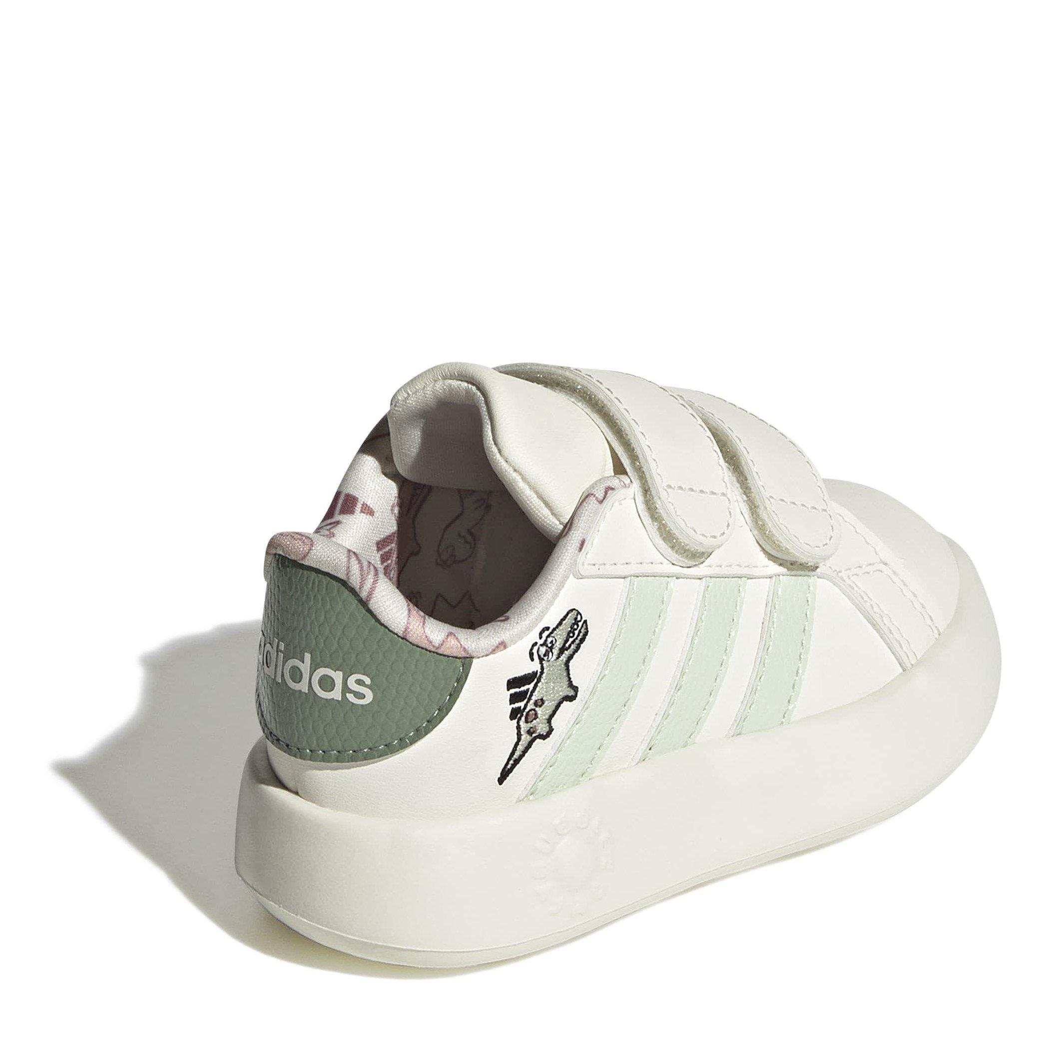 OWHITE/LINGRN/S - adidas - Adidas I GRAND COURT In52 - 4