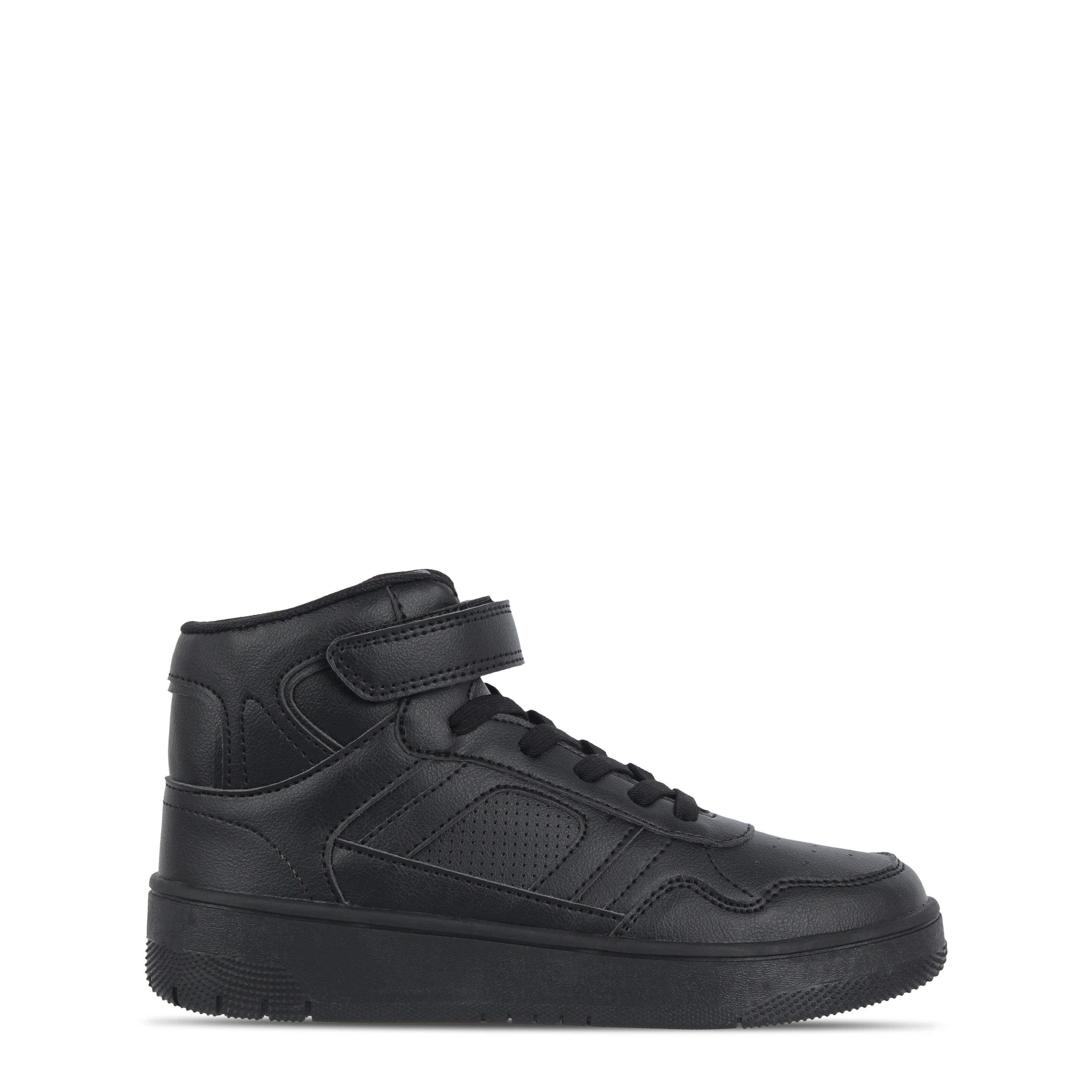 Black - Fabric - Unisex Kids' High-Top Trainers - 1