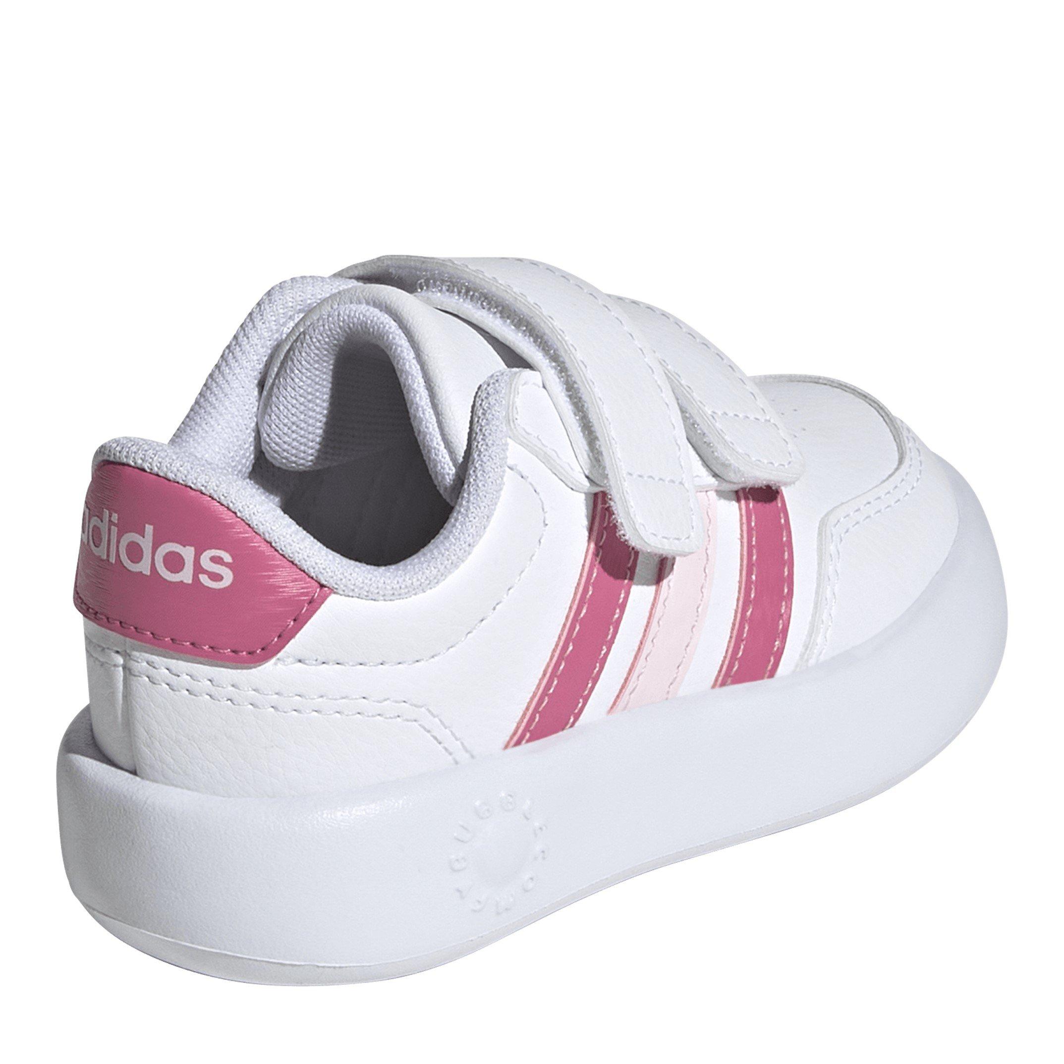 White/Pink/Pink - adidas - Breaknet 3.0 Court Trainers - 4