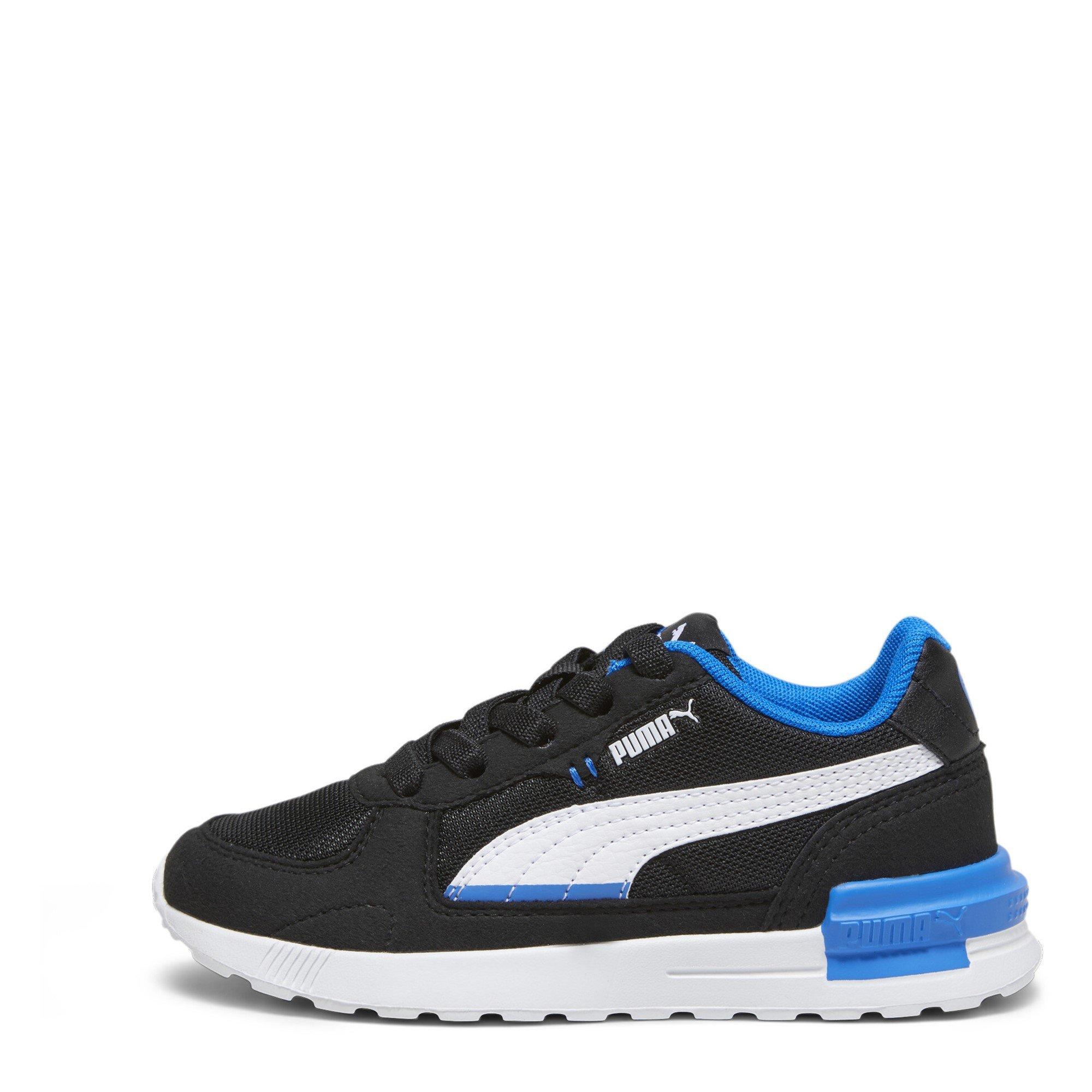 Blk/Blk/Whit - Puma - Unisex Kids' Graviton Low-Top Trainers - 2