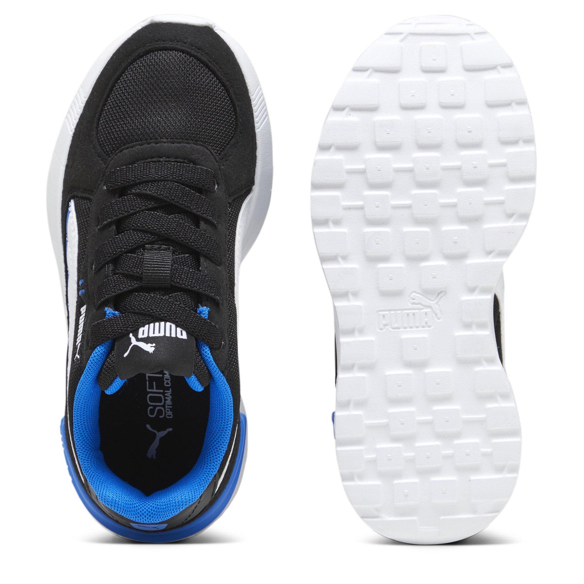 Blk/Blk/Whit - Puma - Unisex Kids' Graviton Low-Top Trainers - 3