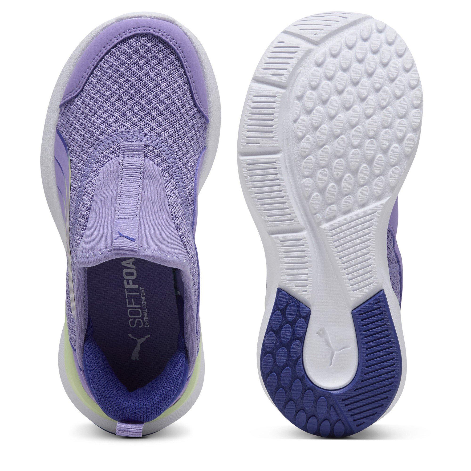 Lavendr/Lapi - Puma - Kids' Kruz Profoam Slip On Trainers - 3