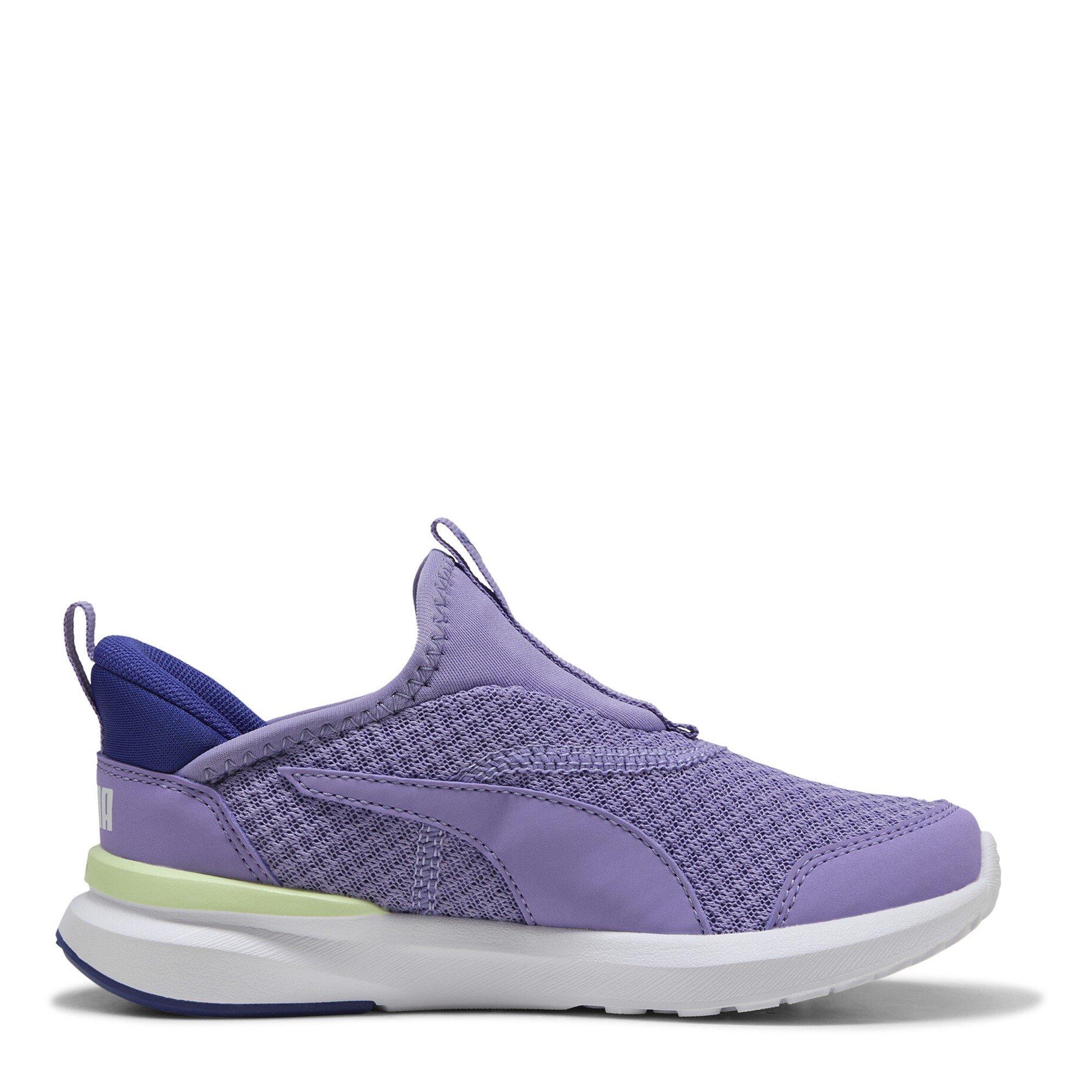 Lavendr/Lapi - Puma - Kids' Kruz Profoam Slip On Trainers - 4