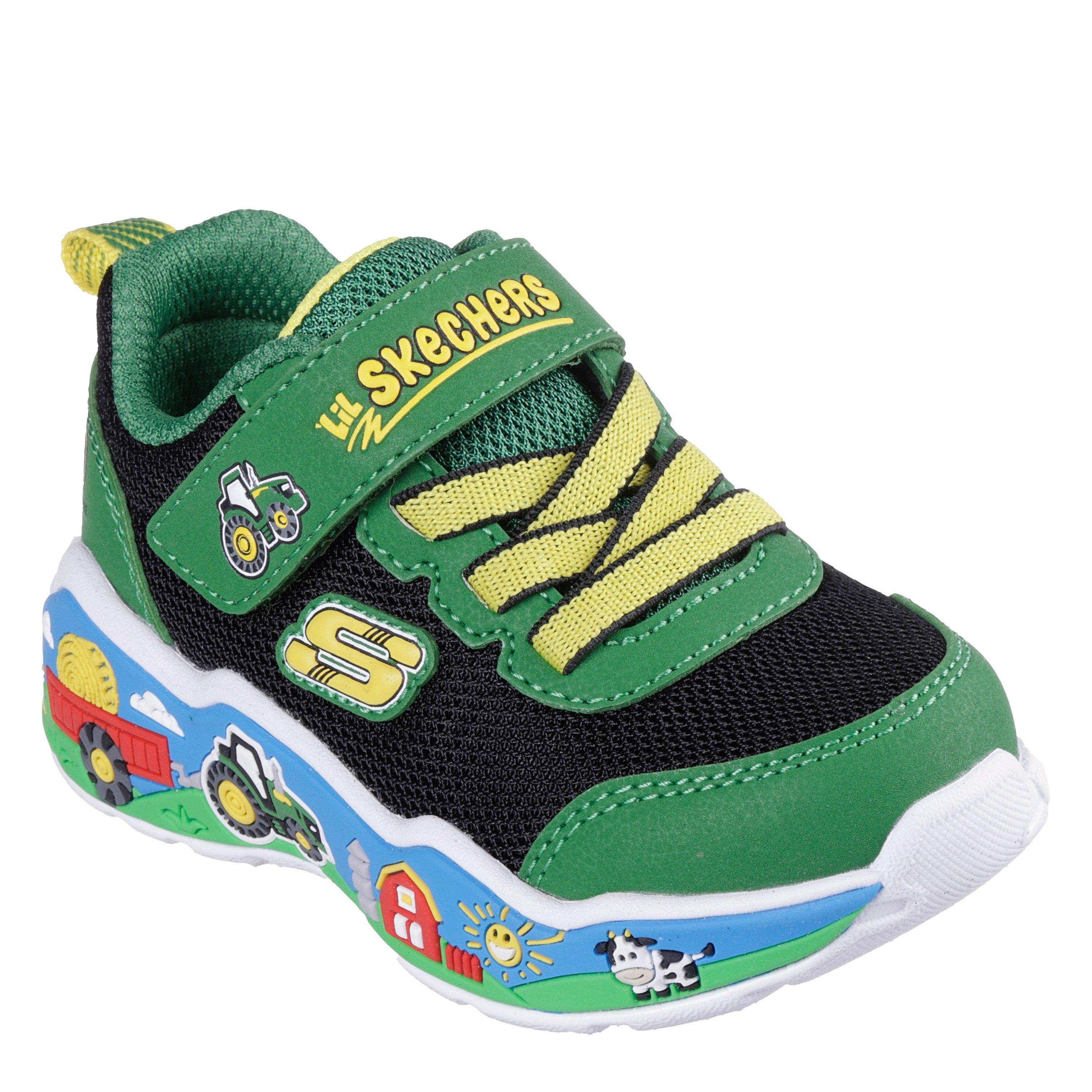 Green - Skechers - Skechers John Deere Gore & Strap Sneaker W T Low-Top Trainers Boys - 3