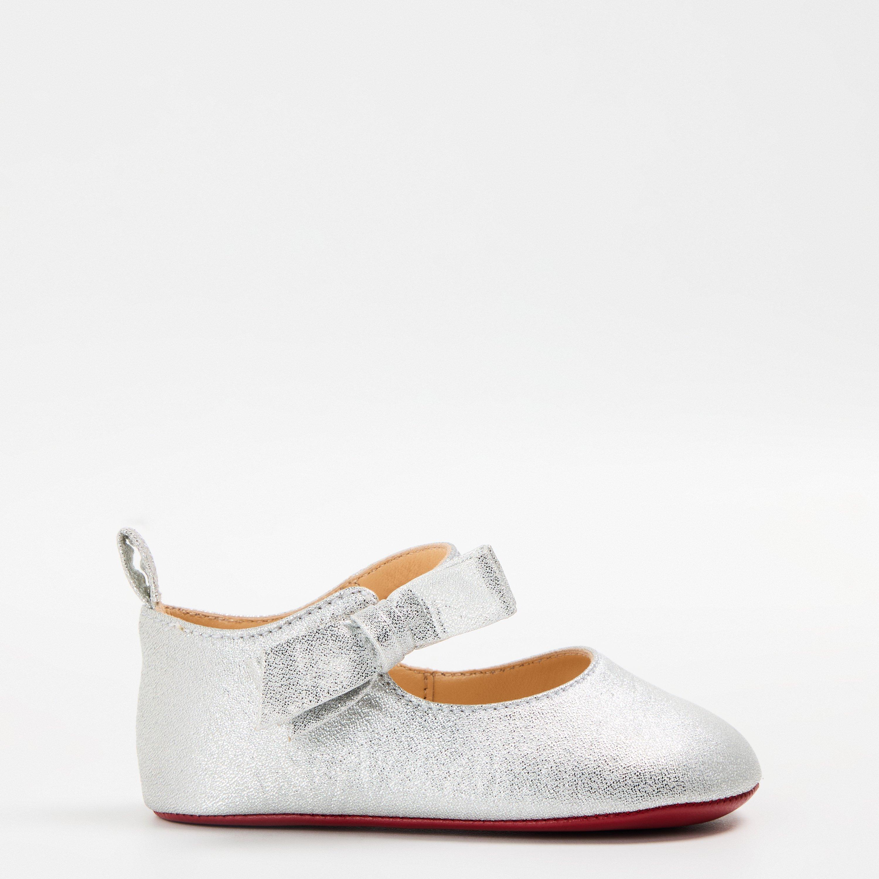 Silver SV20 - Christian Louboutin - Kids' Chr Lou Babe Pump Ballet Pumps - 1