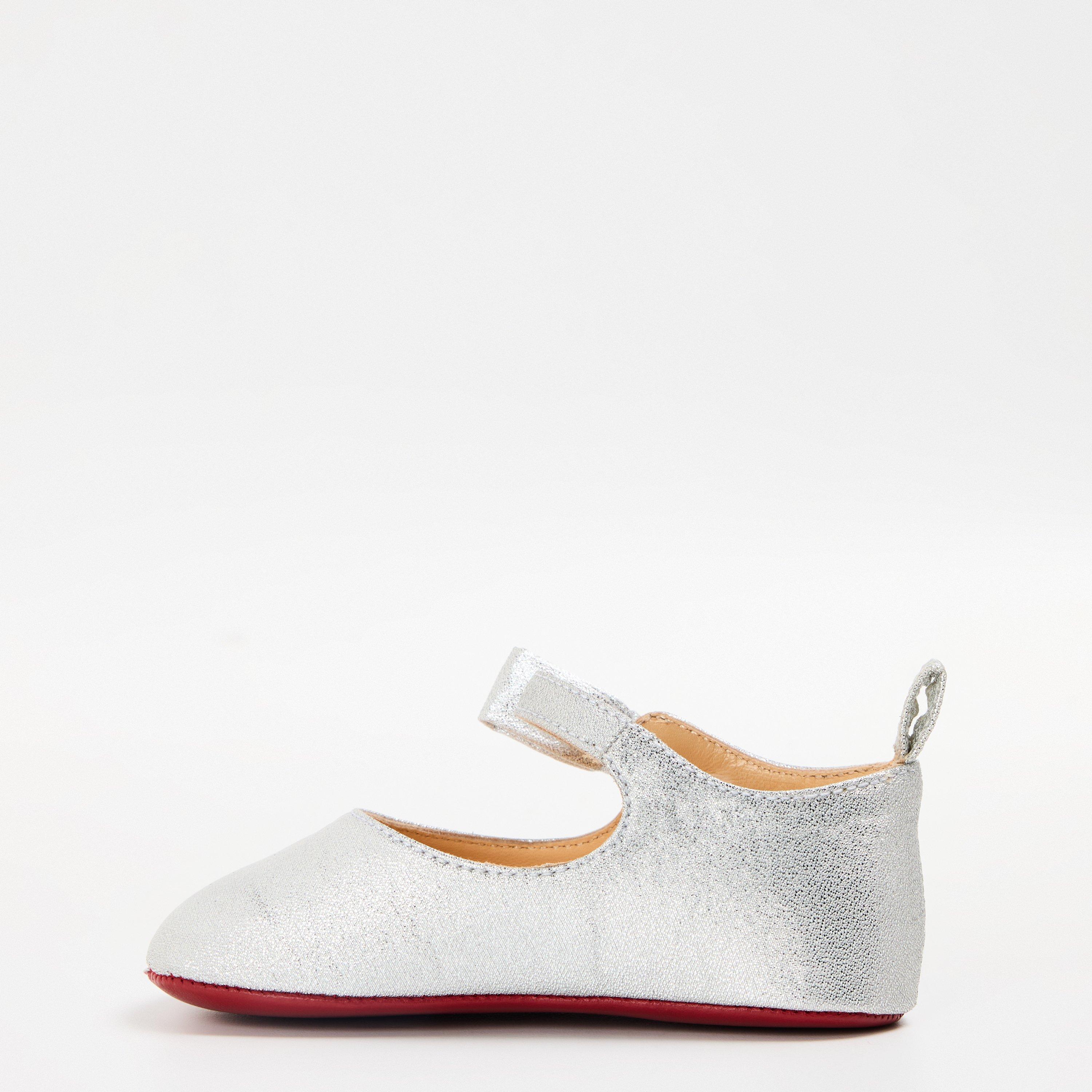 Silver SV20 - Christian Louboutin - Kids' Chr Lou Babe Pump Ballet Pumps - 2