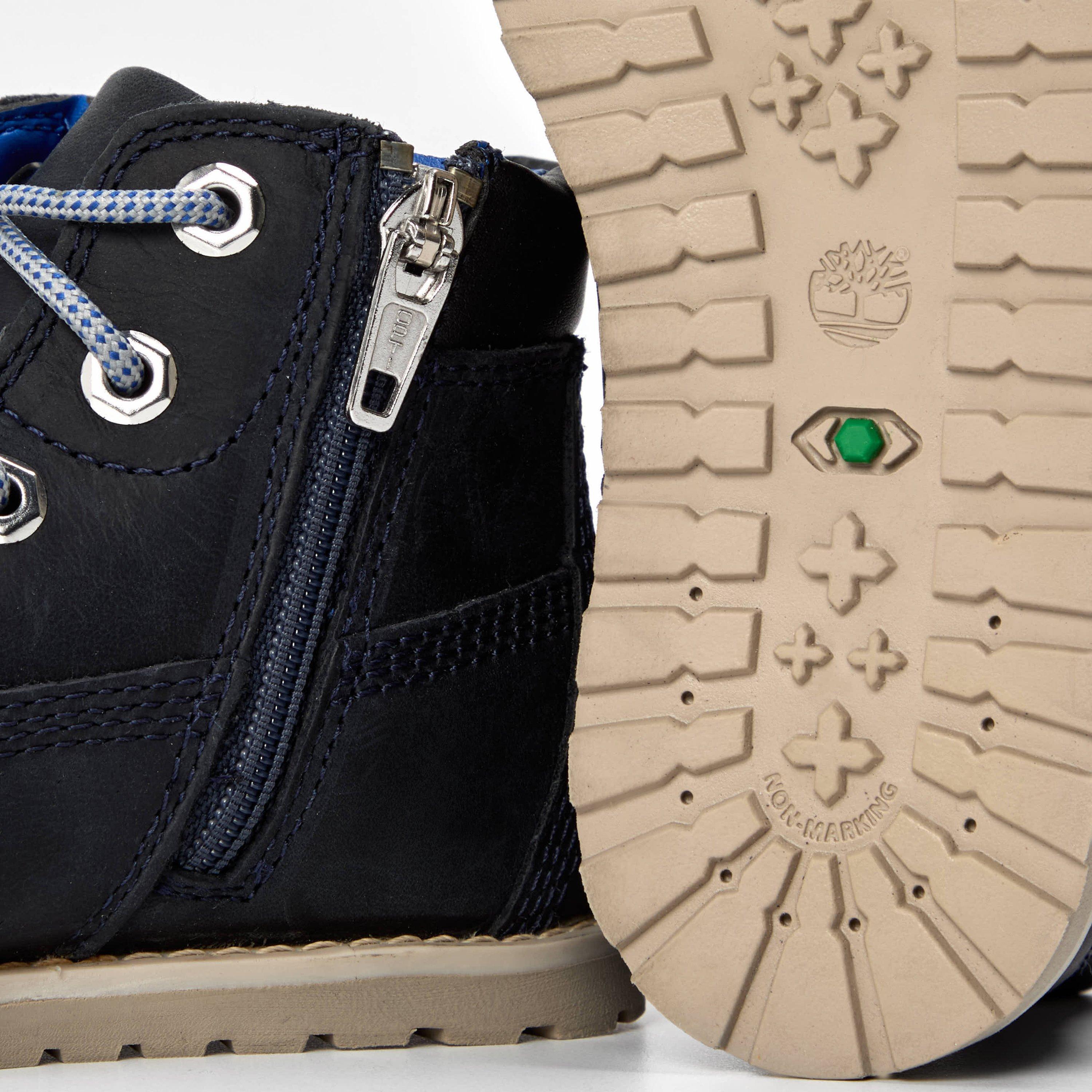 Marineblauw - Timberland - Timberland Pokey Pine Mid Lace Up With Zip Boo - 3