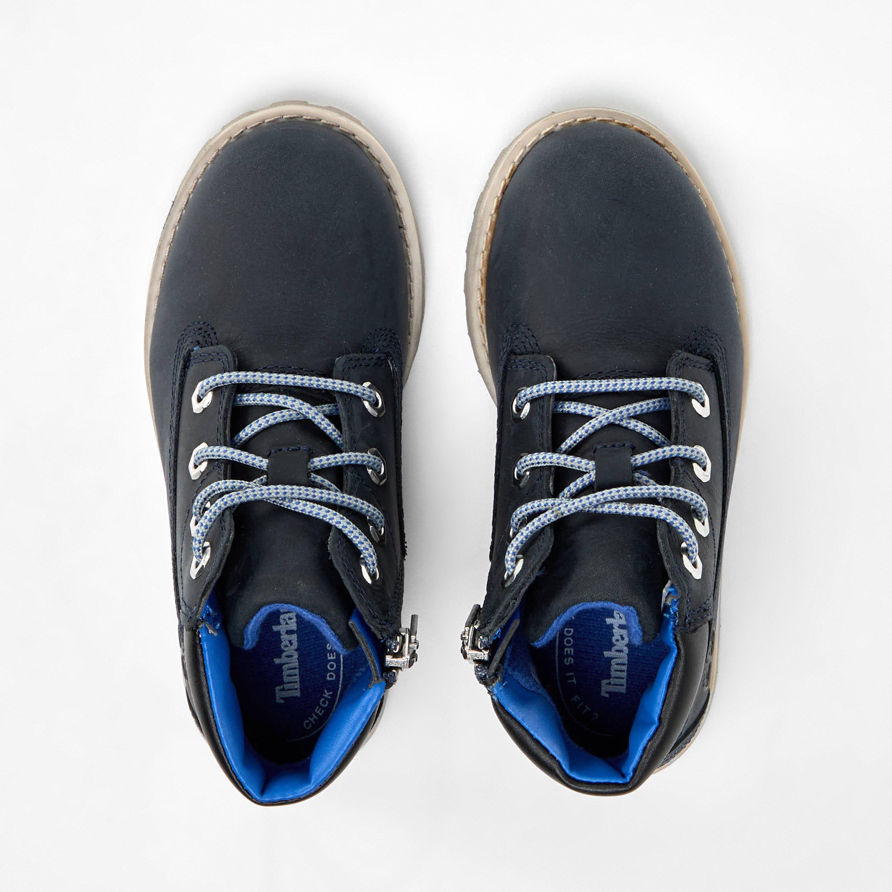 Marineblauw - Timberland - Timberland Pokey Pine Mid Lace Up With Zip Boo - 4