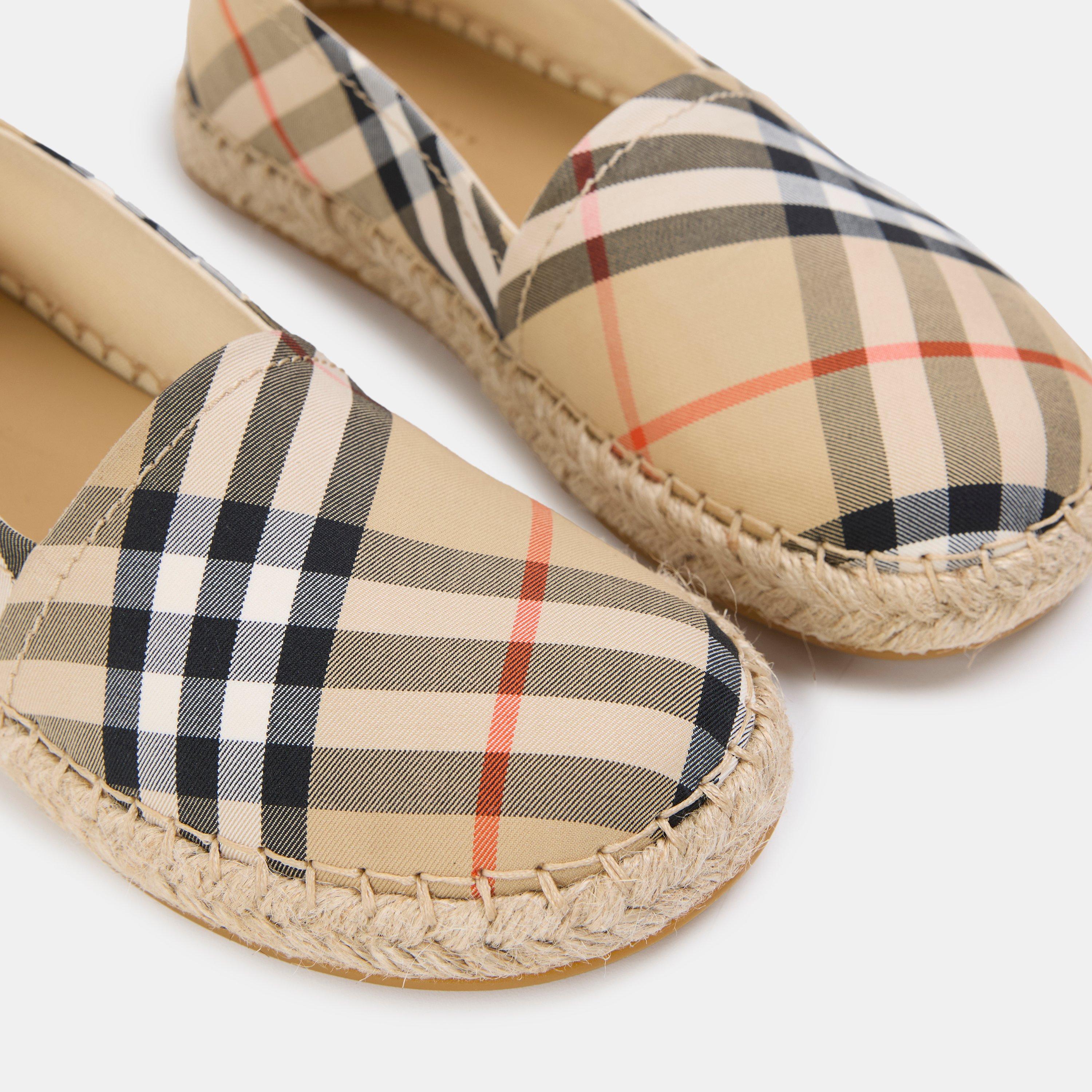 Burberry | Unisex Kids' Burb Maidstone Natural Fibre Espadrilles | Flannels