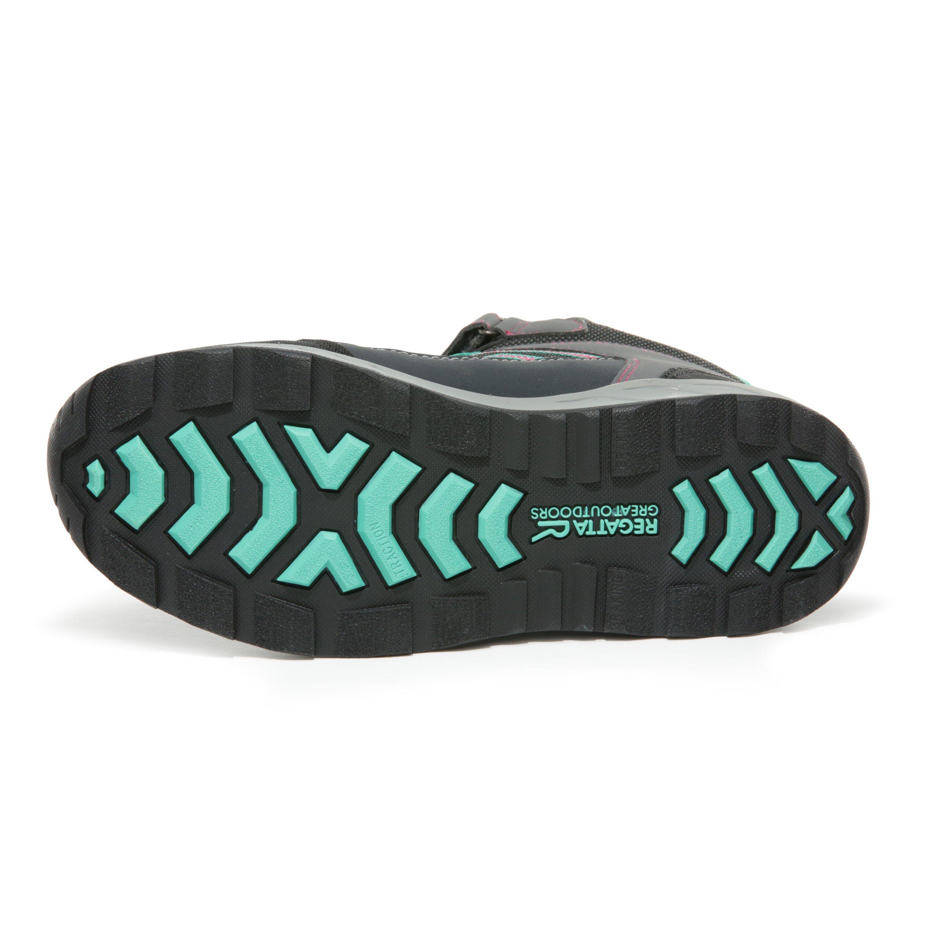 Granit/Duchs - Regatta - Kids' Samaris Junior Velcro Waterproof Hiking Boot - 4