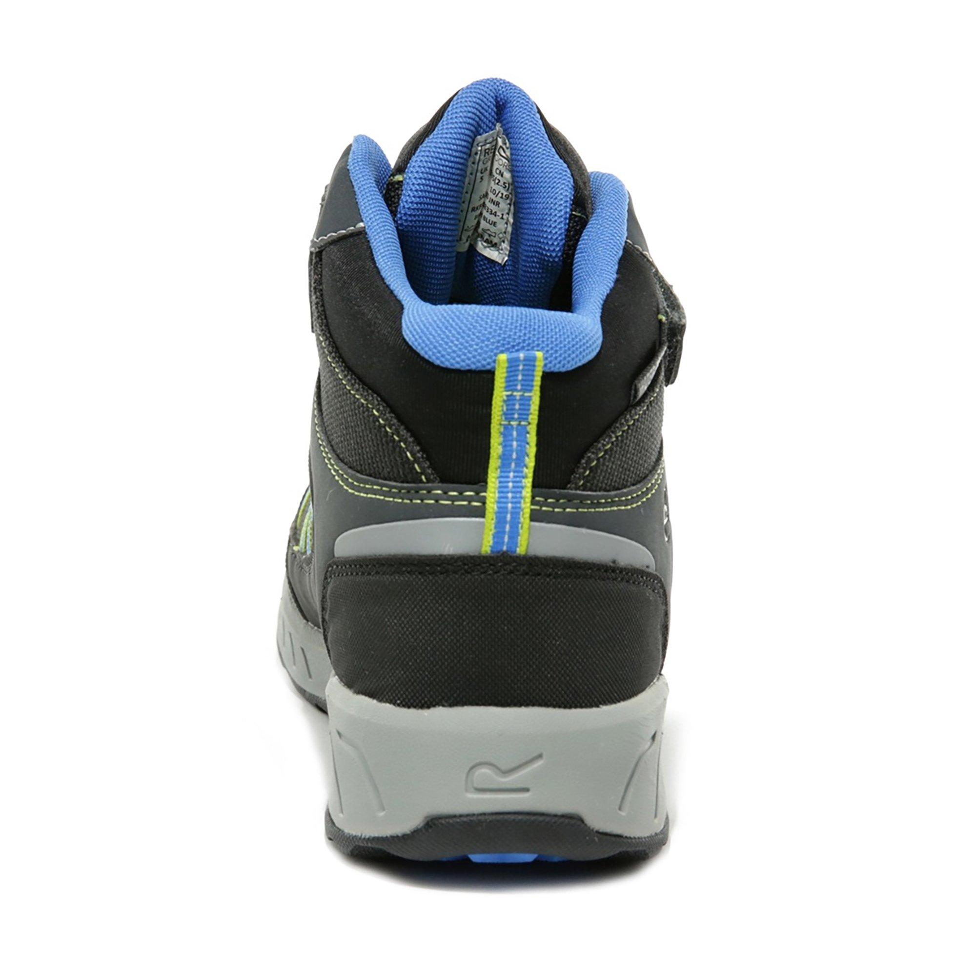 Briar/FrBlue - Regatta - Unisex Kids' Samaris Junior Velcro Waterproof Hiking Boot - 3