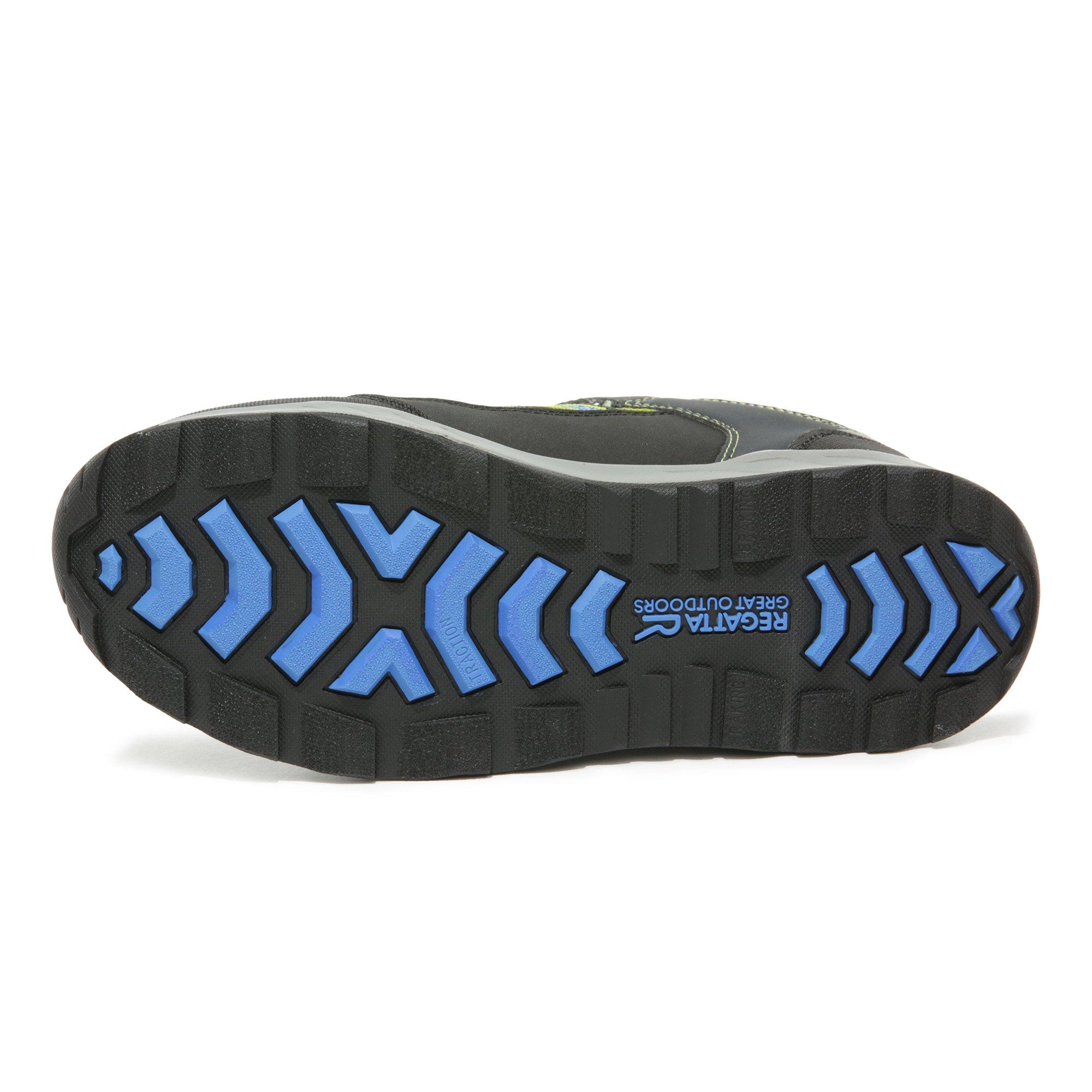 Briar/FrBlue - Regatta - Unisex Kids' Samaris Junior Velcro Waterproof Hiking Boot - 4