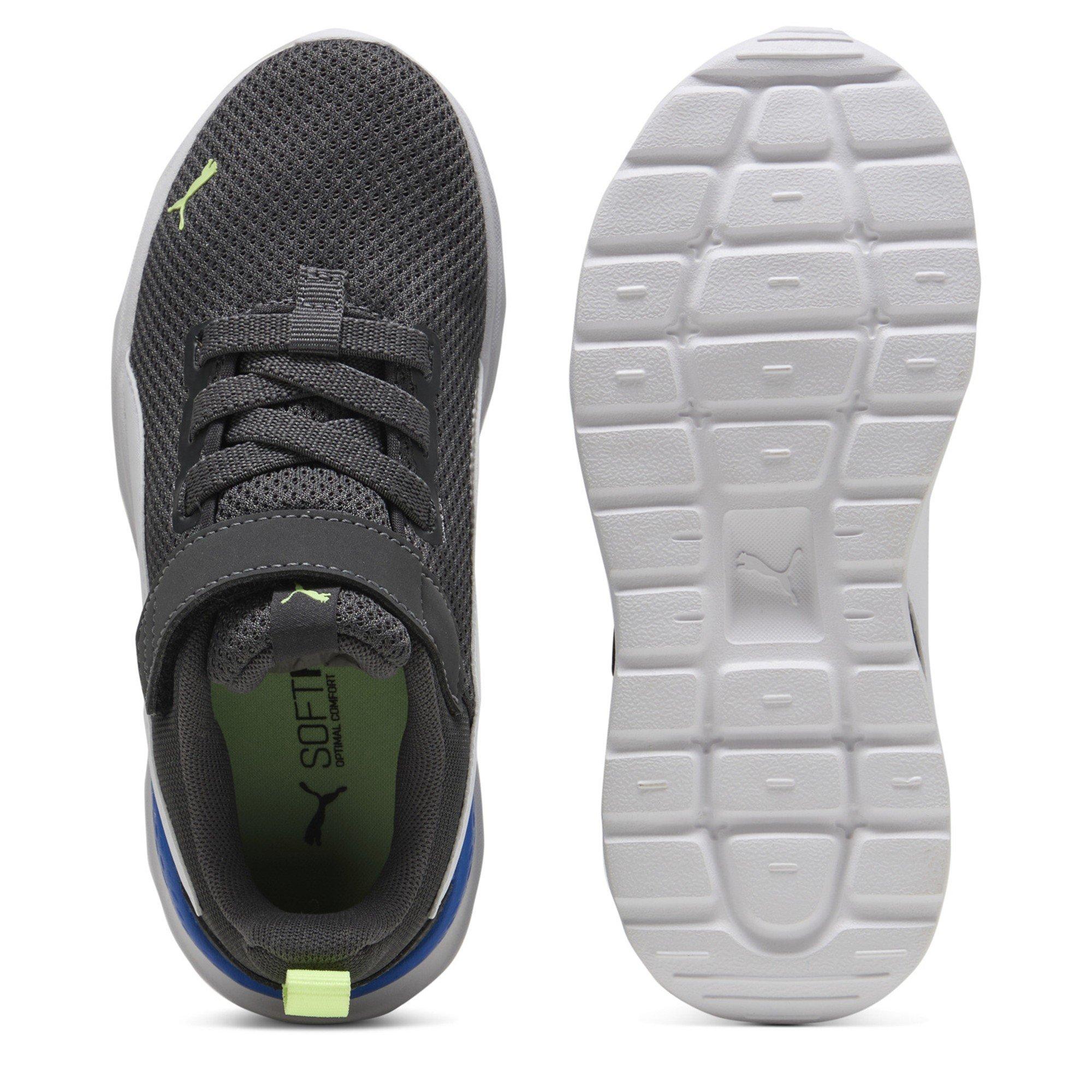 DskyGry-Wht-FL - Puma - Unisex Kids' Anzarun Lite Ac+ Low-Top Trainers - 3