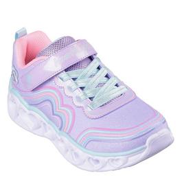 Skechers Skechers Heart Lights Light Up Trainers Girls