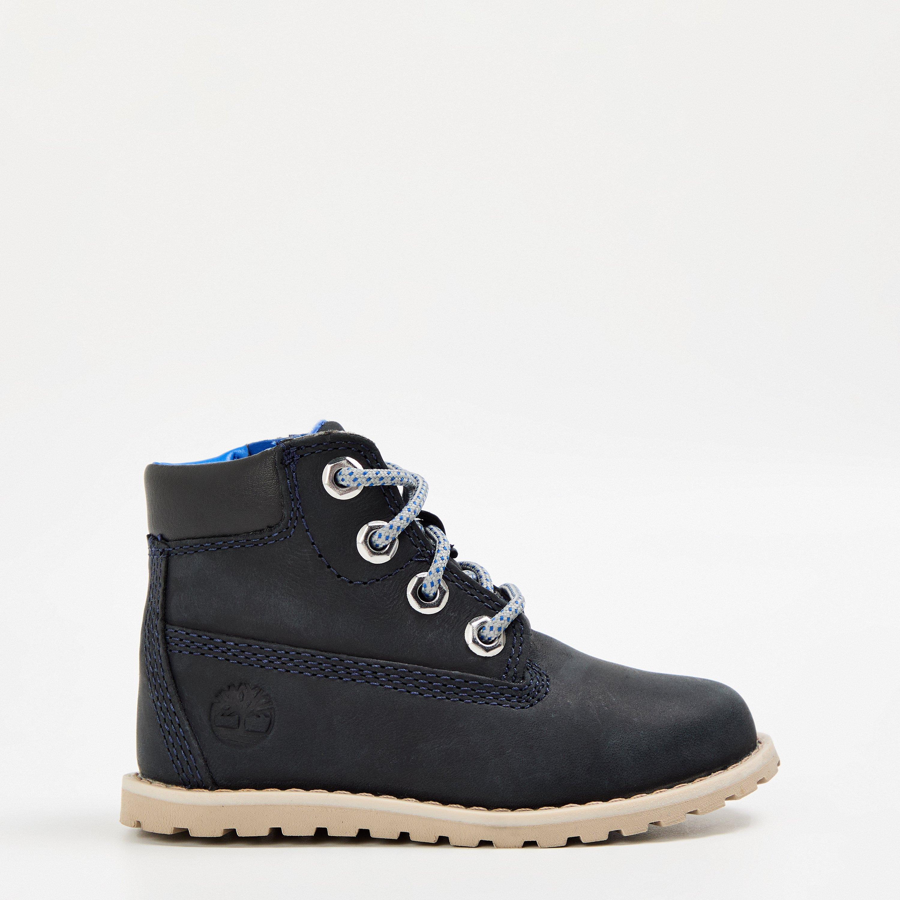 Navy - Timberland - Unisex Kids' Pokey Pine Non Waterproof Hiking Boots - 1