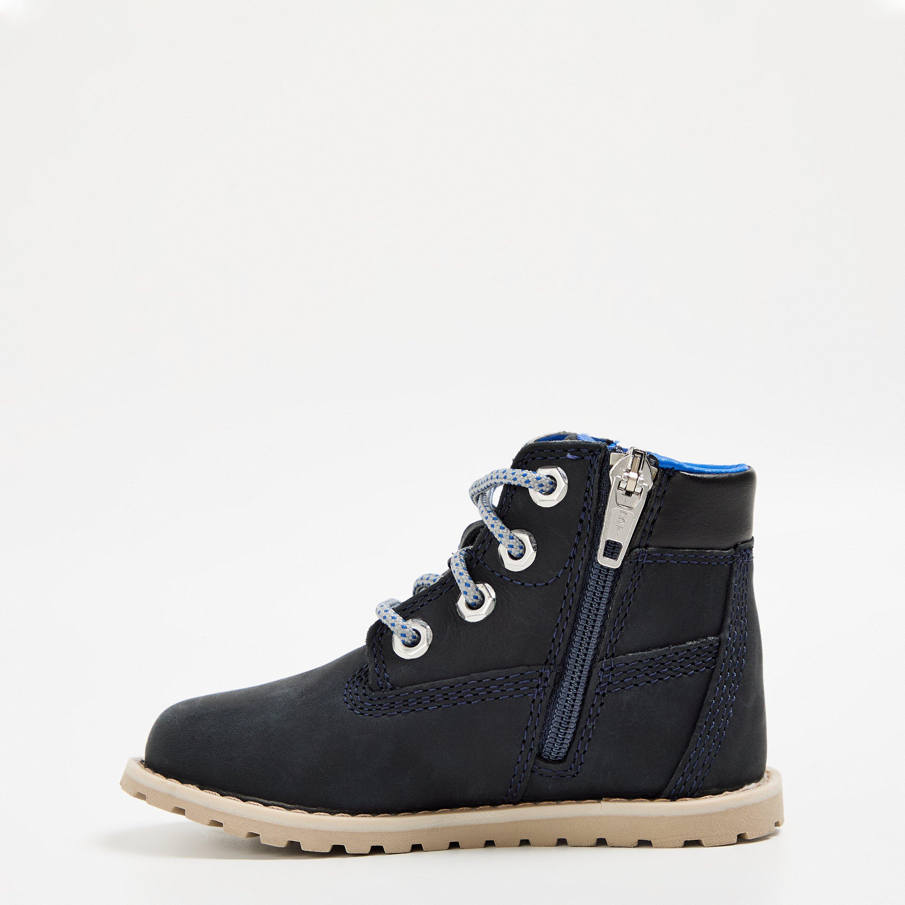Marineblauw - Timberland - Timberland Pokey Pine Mid Lace Up With Zip Boo - 2