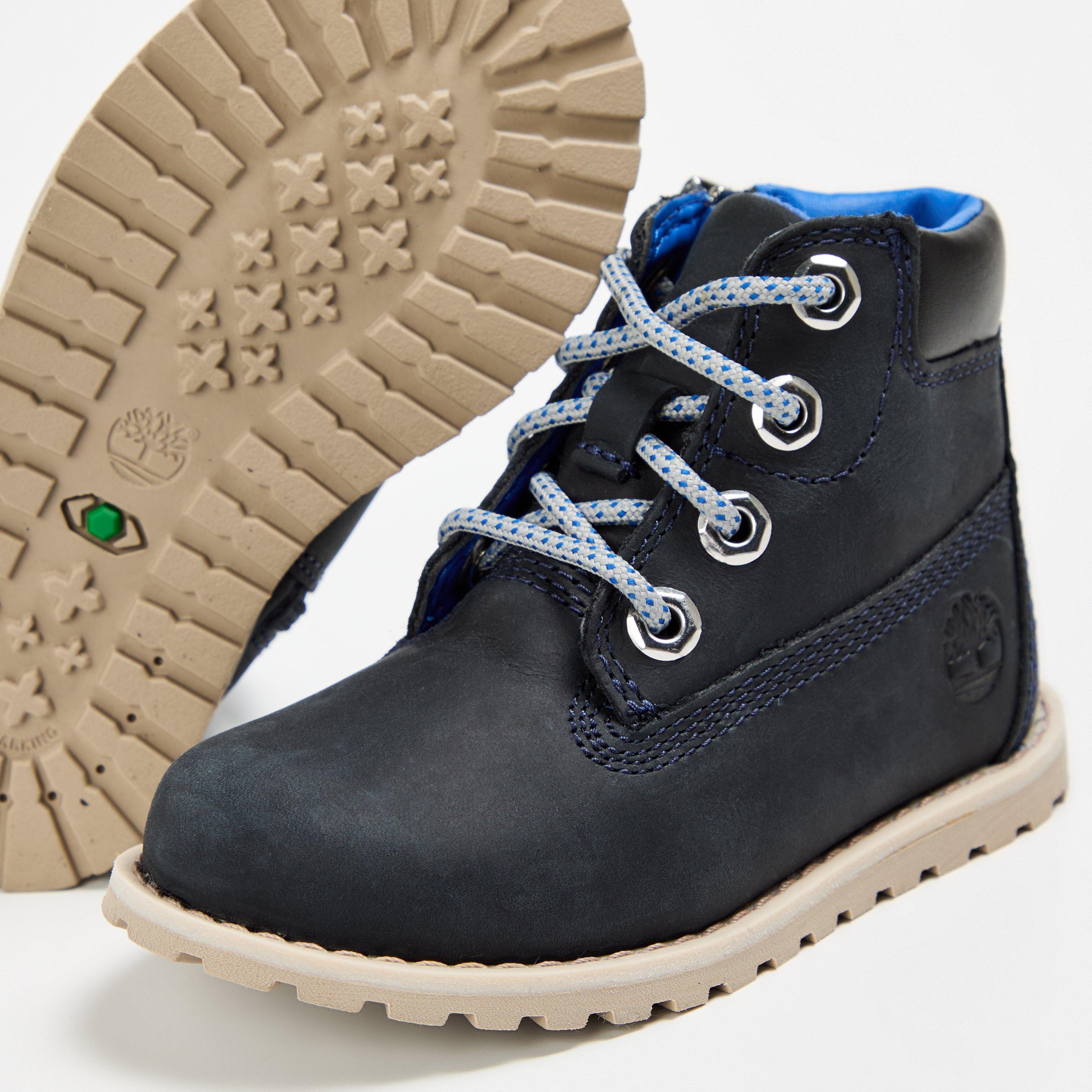 Marineblauw - Timberland - Timberland Pokey Pine Mid Lace Up With Zip Boo - 3