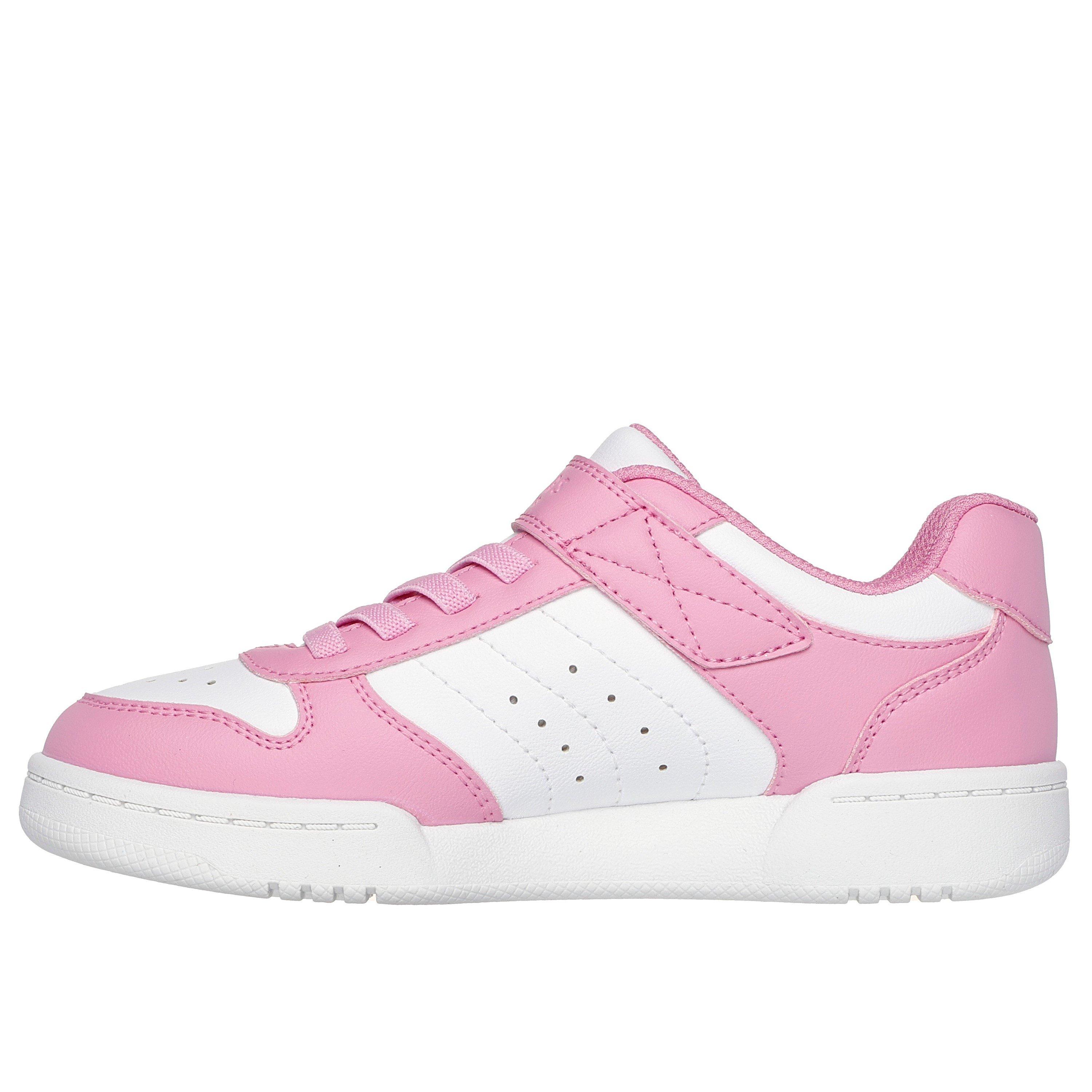 Pink/White - Skechers - Q Street Low-Top Trainers - 2