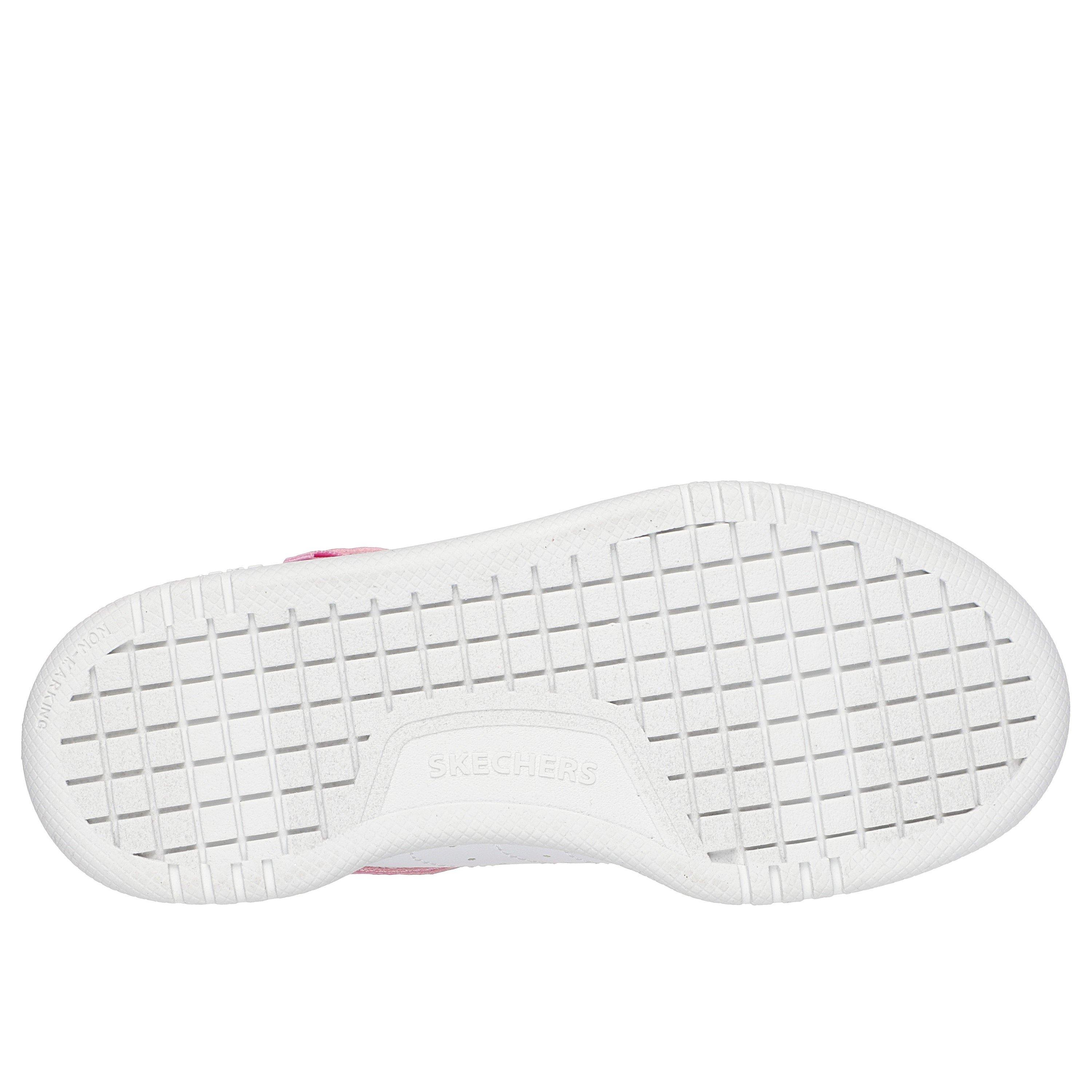 Pink/White - Skechers - Q Street Low-Top Trainers - 4