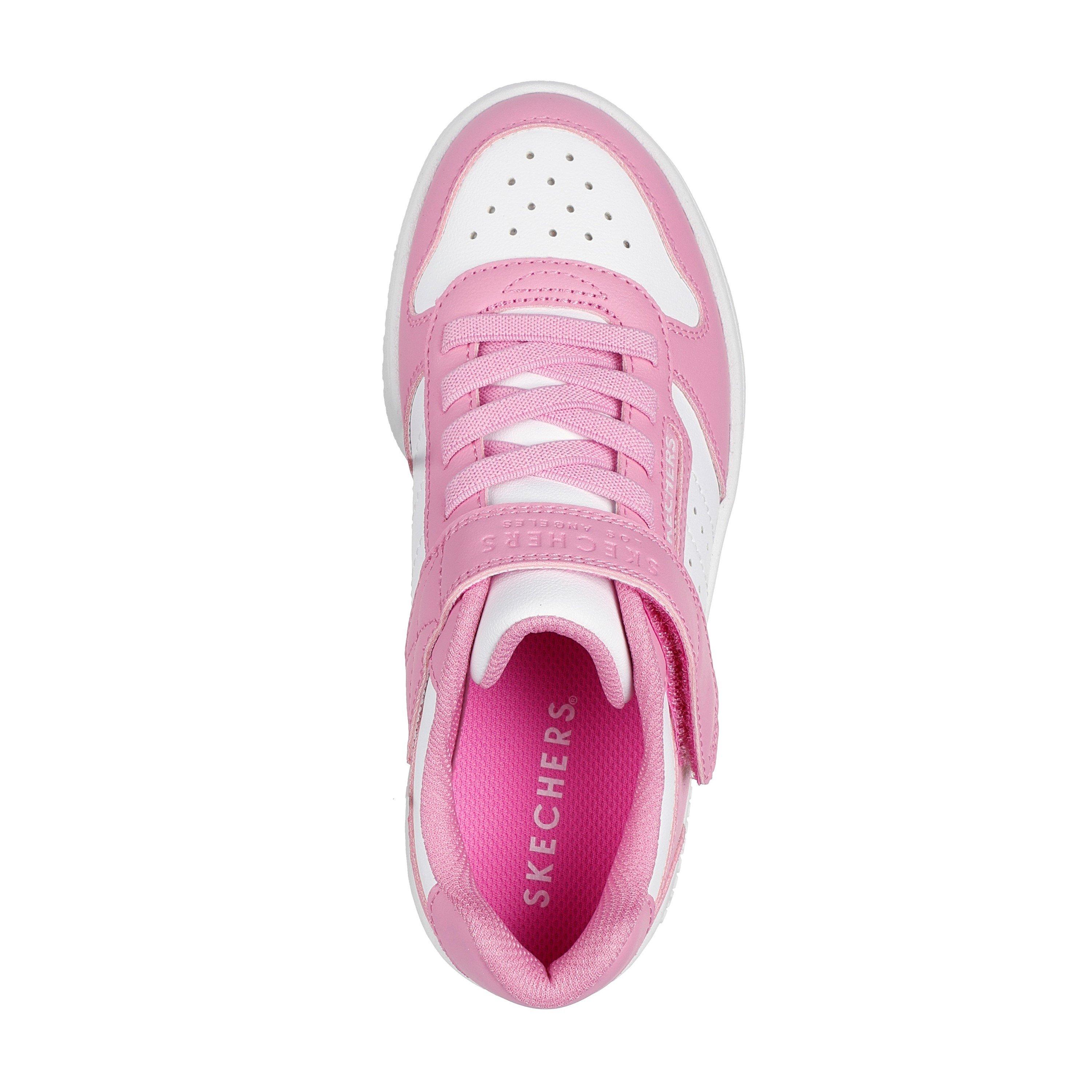 Pink/White - Skechers - Q Street Low-Top Trainers - 5