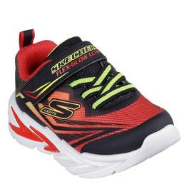 Skechers Lighted Gore & Strap Sneaker W Mids Light Up Trainers Boys