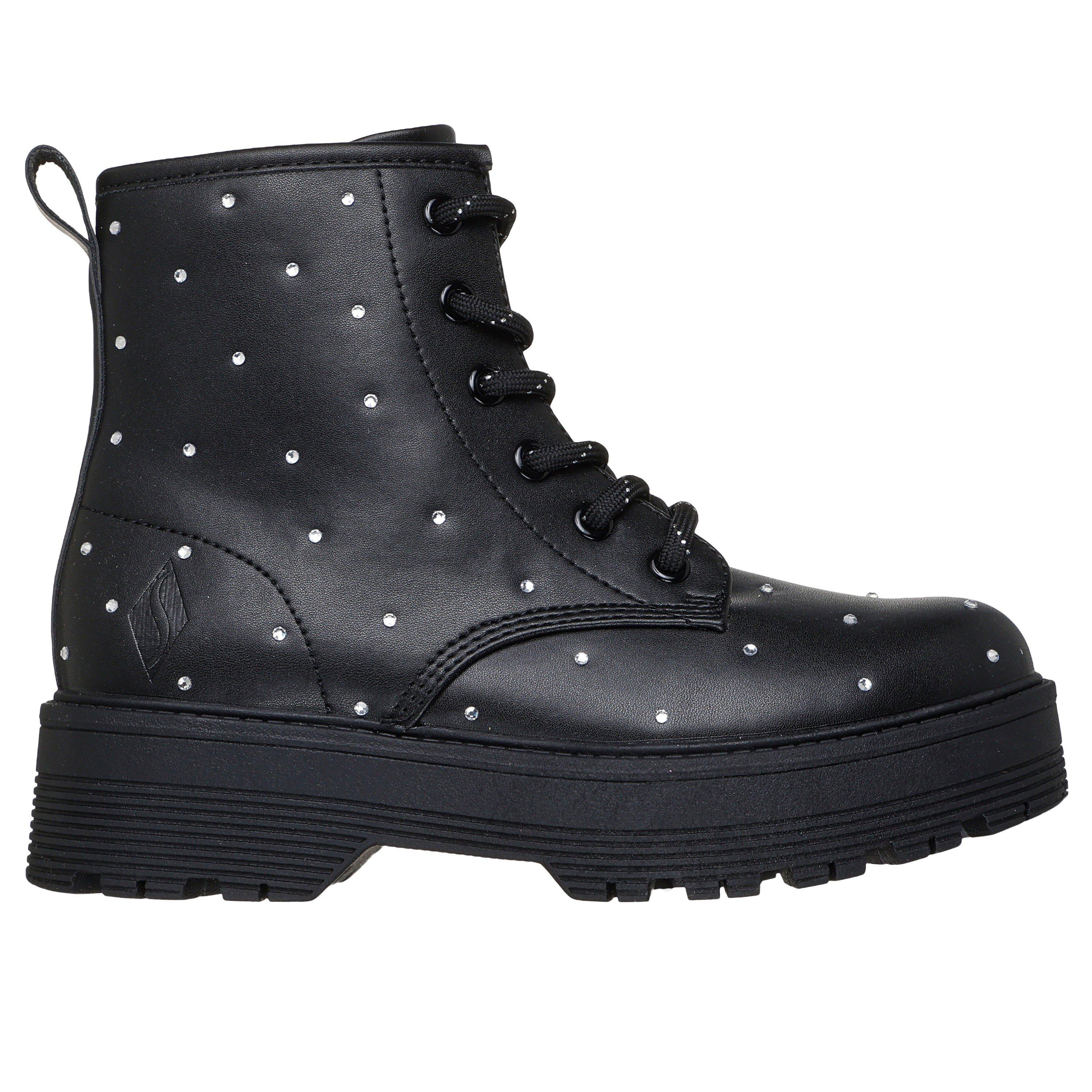 Noir - Skechers - Kids' Ankle Heeled Boot - 1