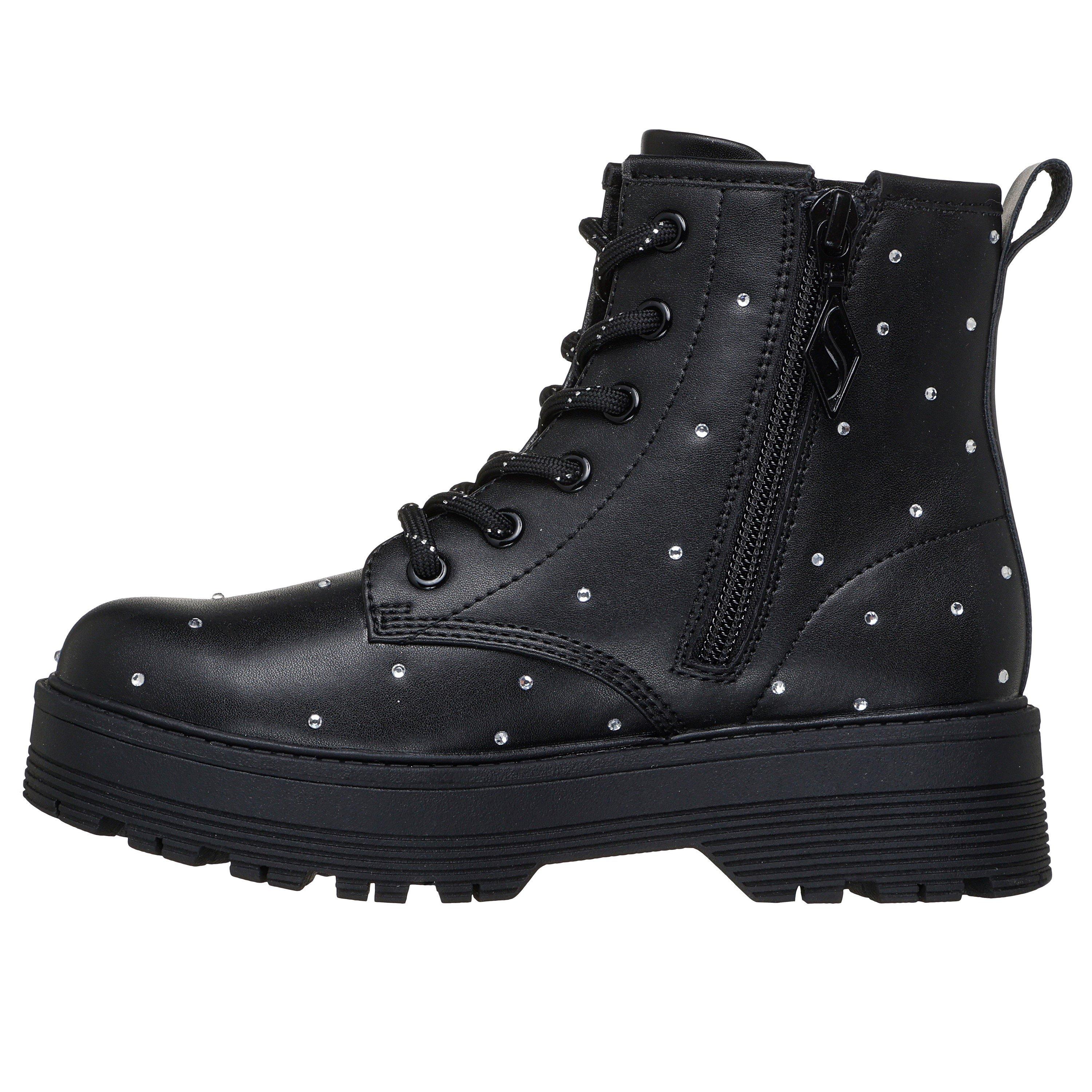 Noir - Skechers - Kids' Ankle Heeled Boot - 2