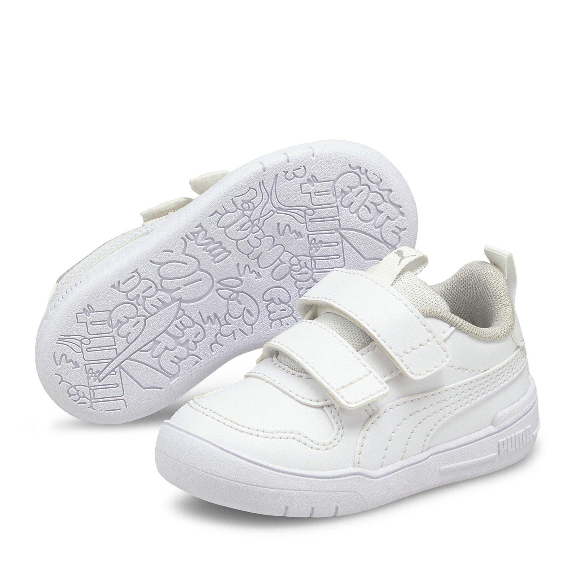 White-Wh - Puma - Unisex Kids' Multiflex Sl V Low-Top Trainers - 1