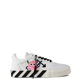 Off White Vulcanized Sneakers